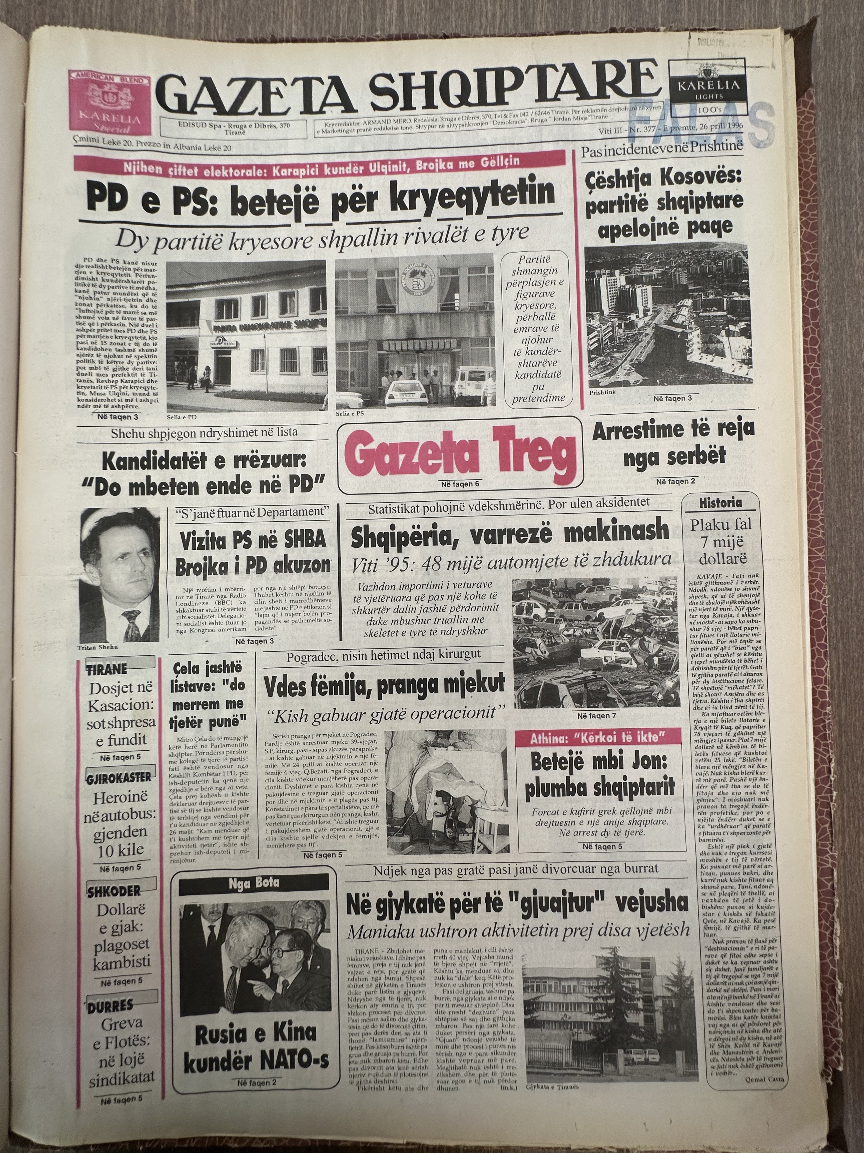 Gazeta Shqiptare 1999-04-26
