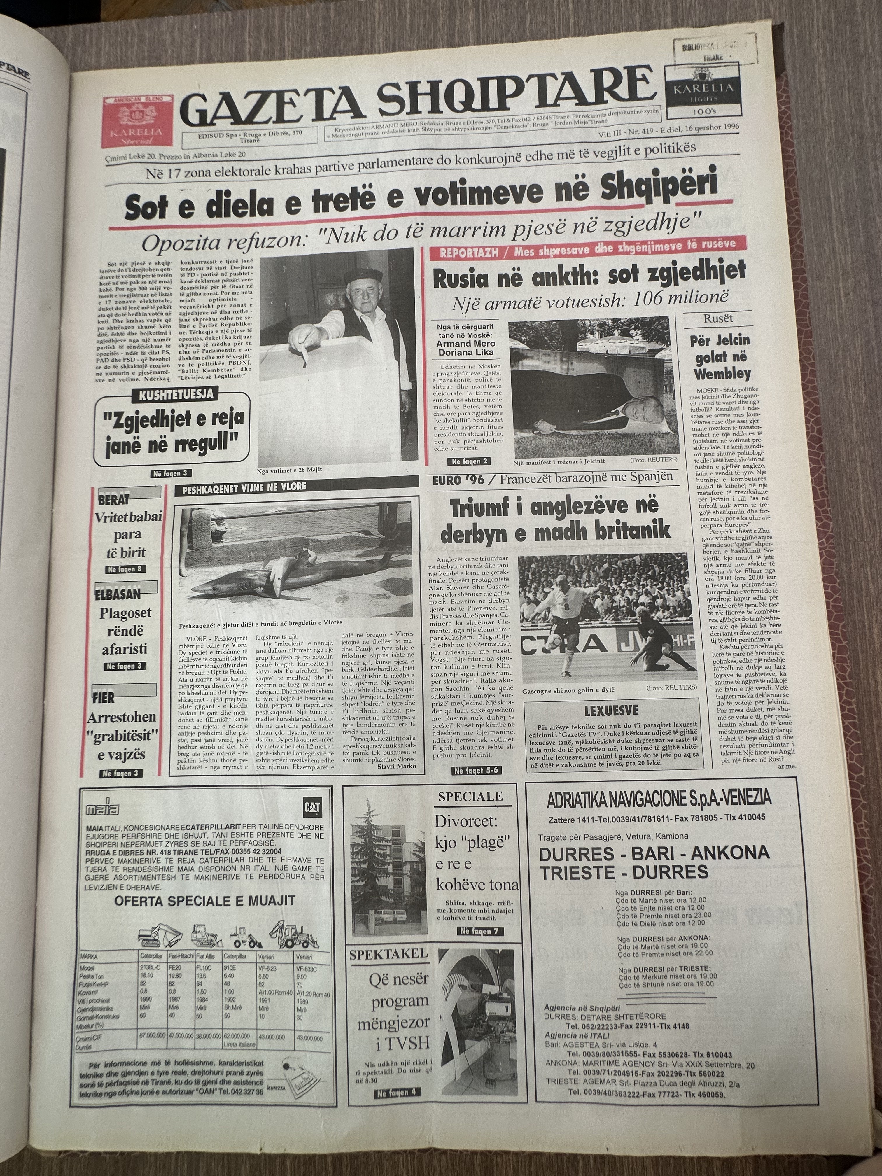 Gazeta Shqiptare 1998-02-16