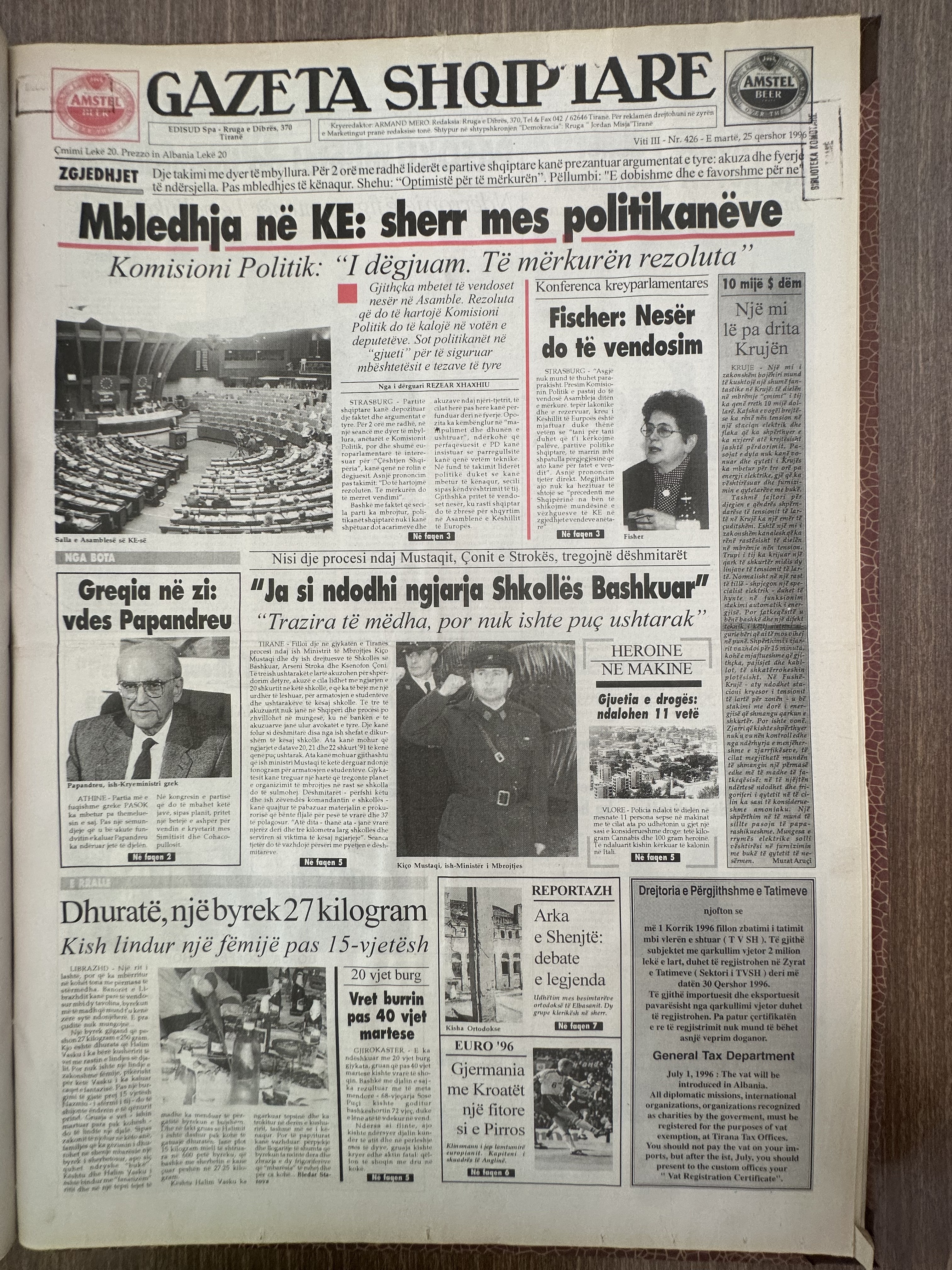 Gazeta Shqiptare 1997-08-25