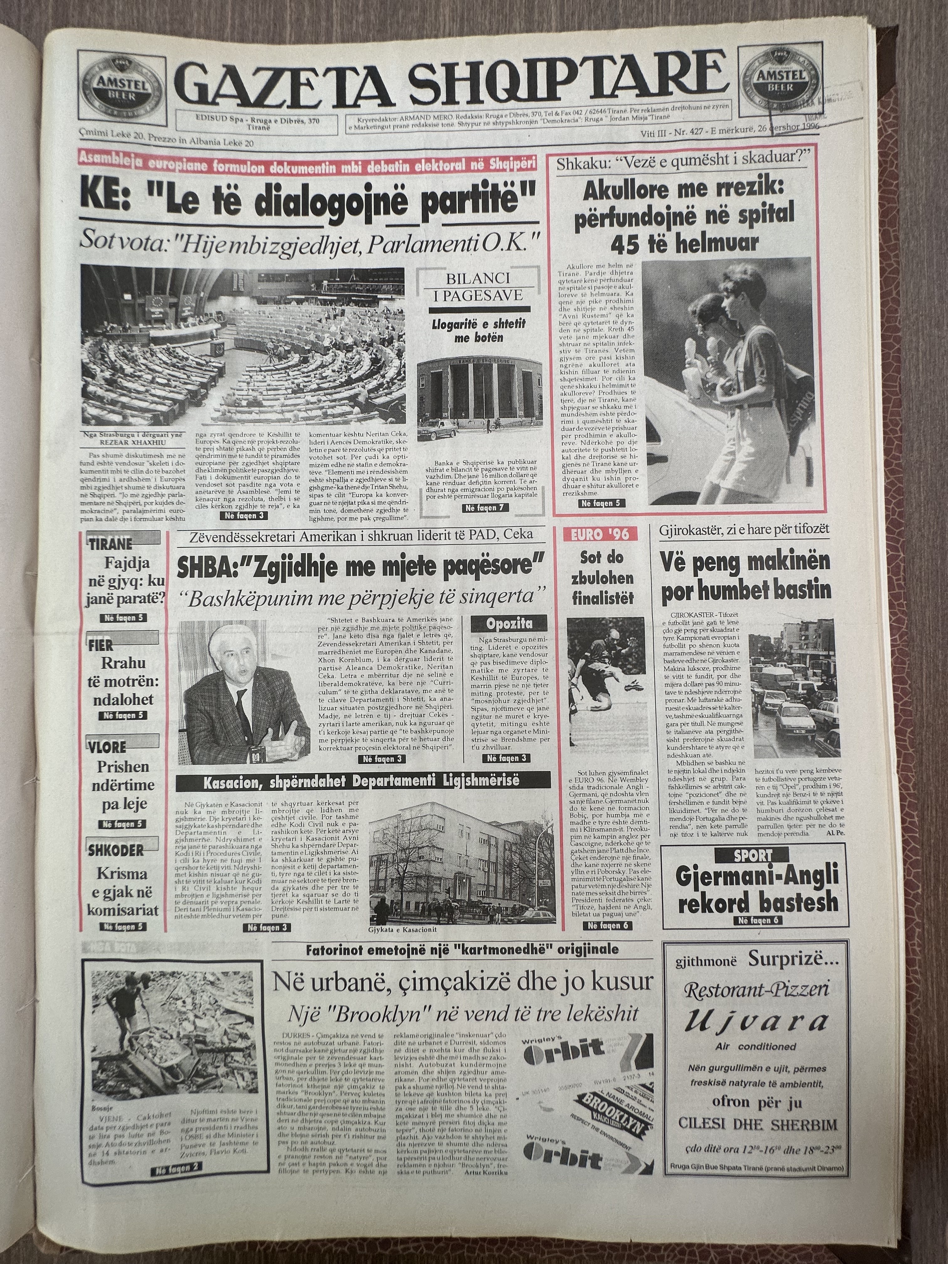 Gazeta Shqiptare 1996-02-26