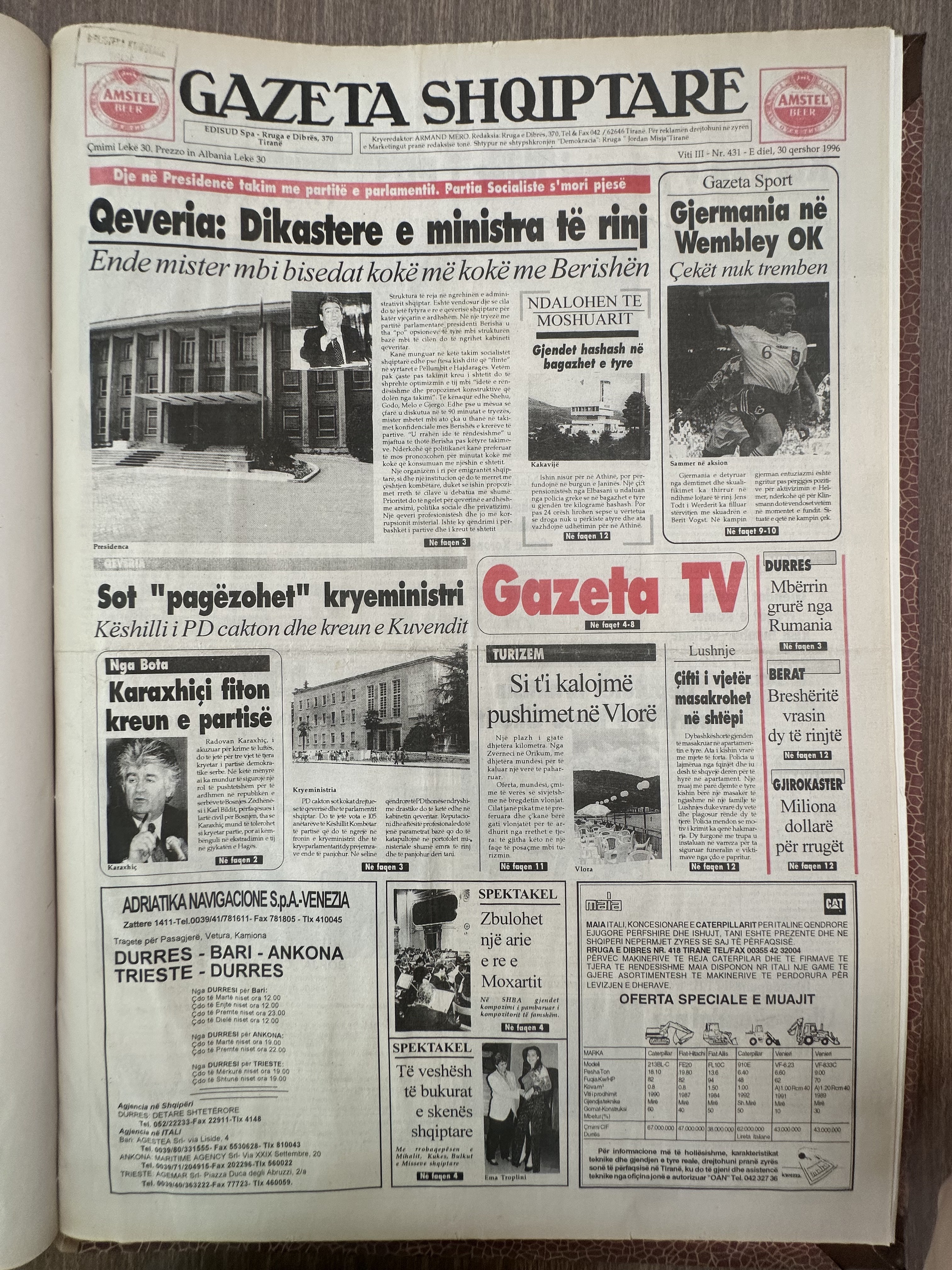 Gazeta Shqiptare 1996-12-30