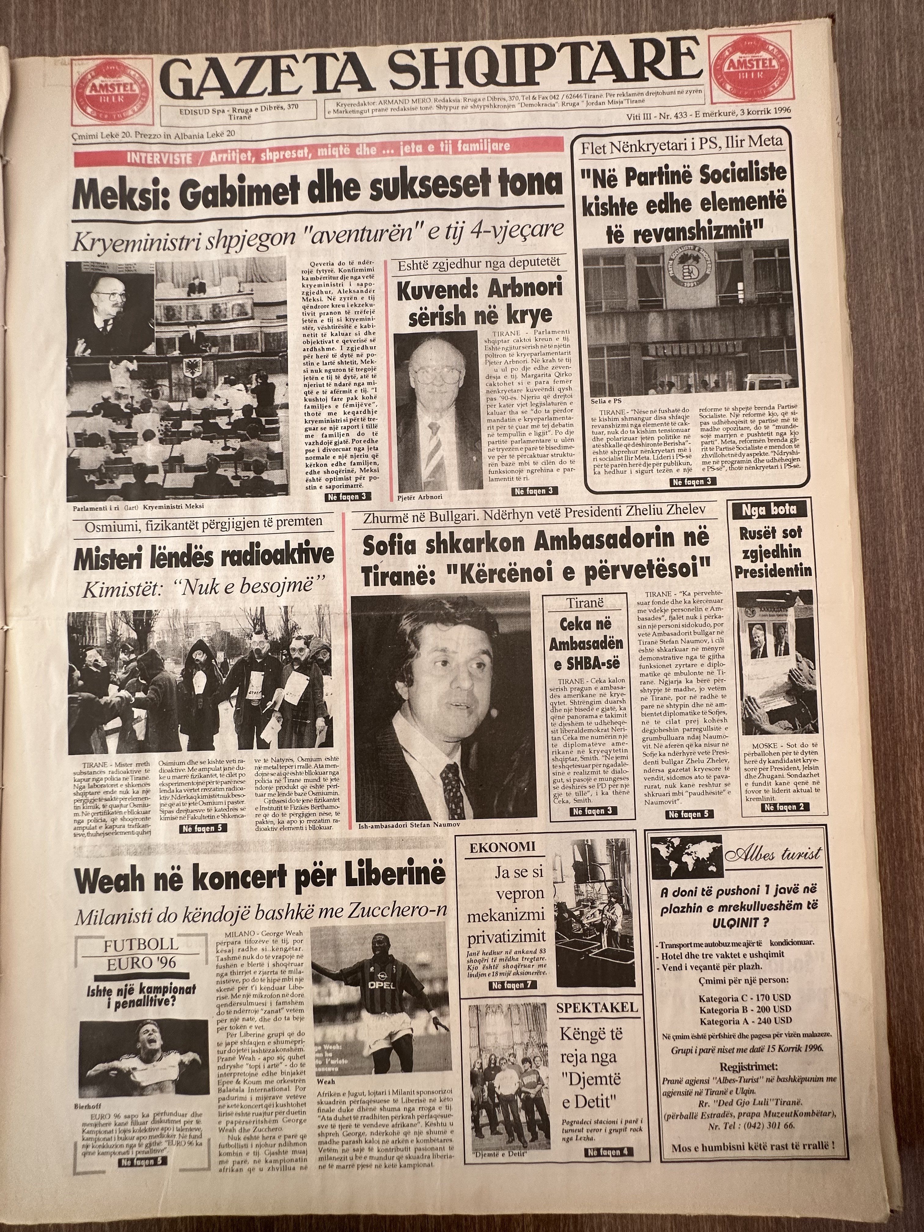 Gazeta Shqiptare 1996-07-03