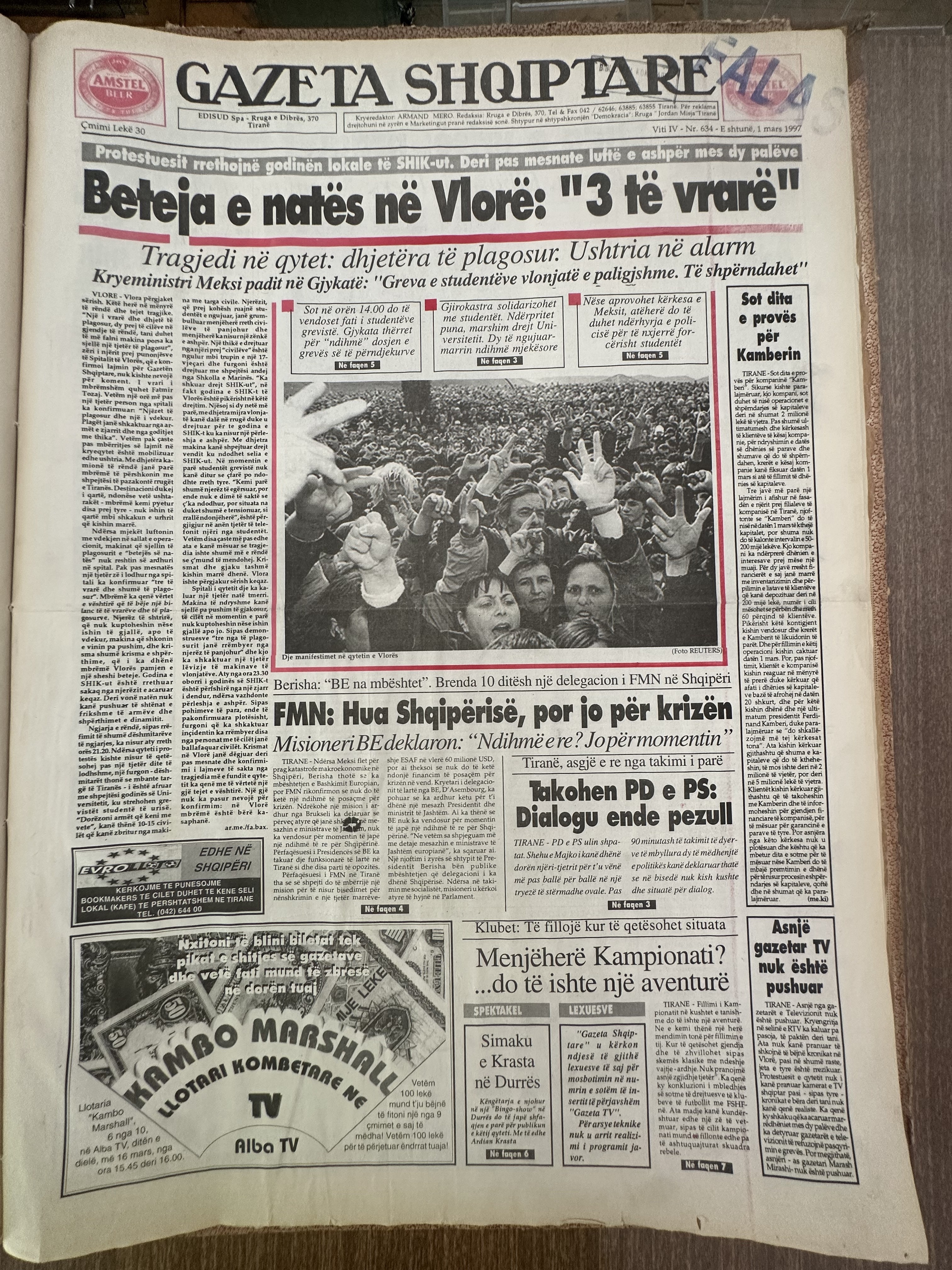 Gazeta Shqiptare 1997-05-05