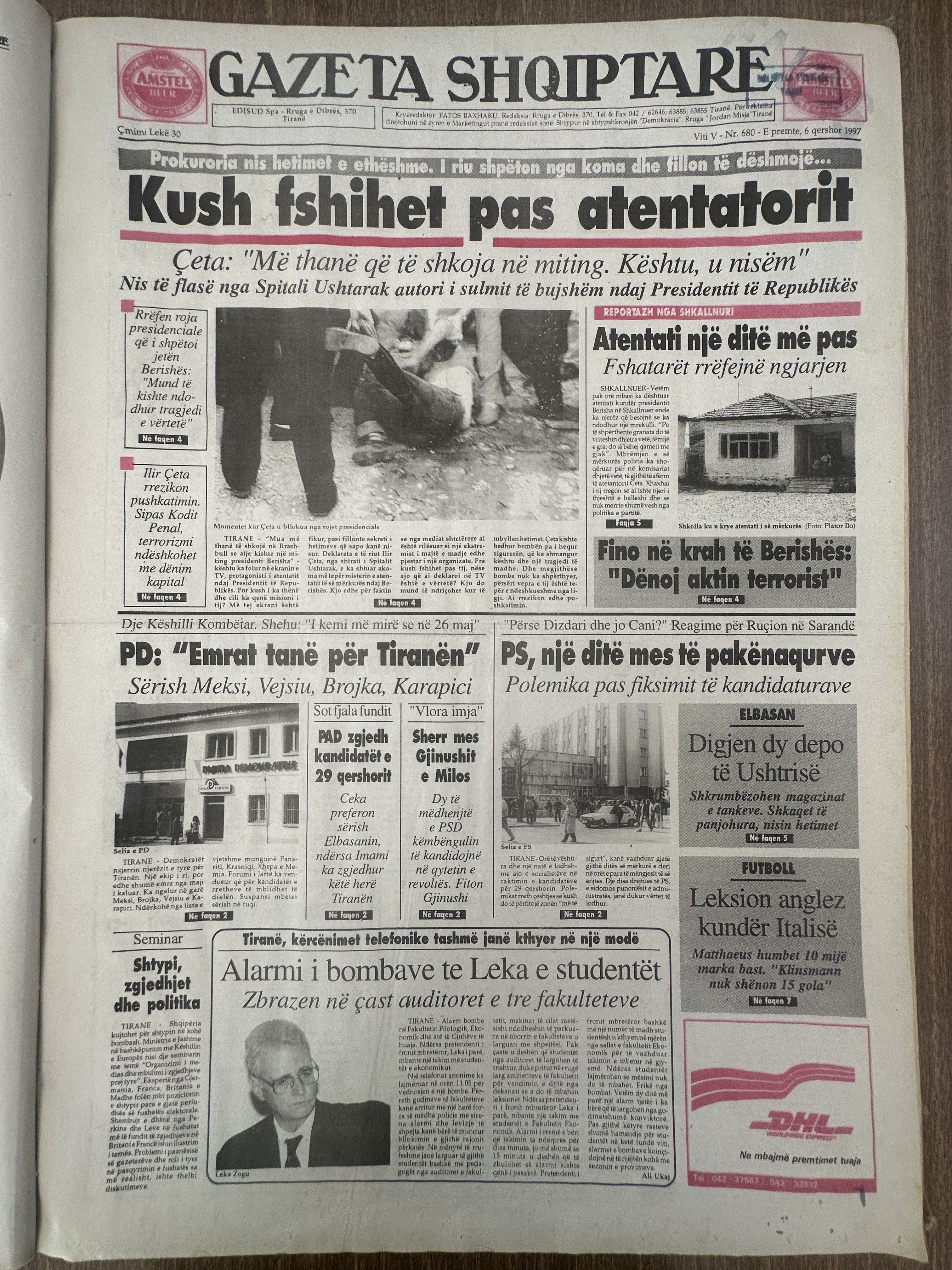 Gazeta Shqiptare 1997-06-06