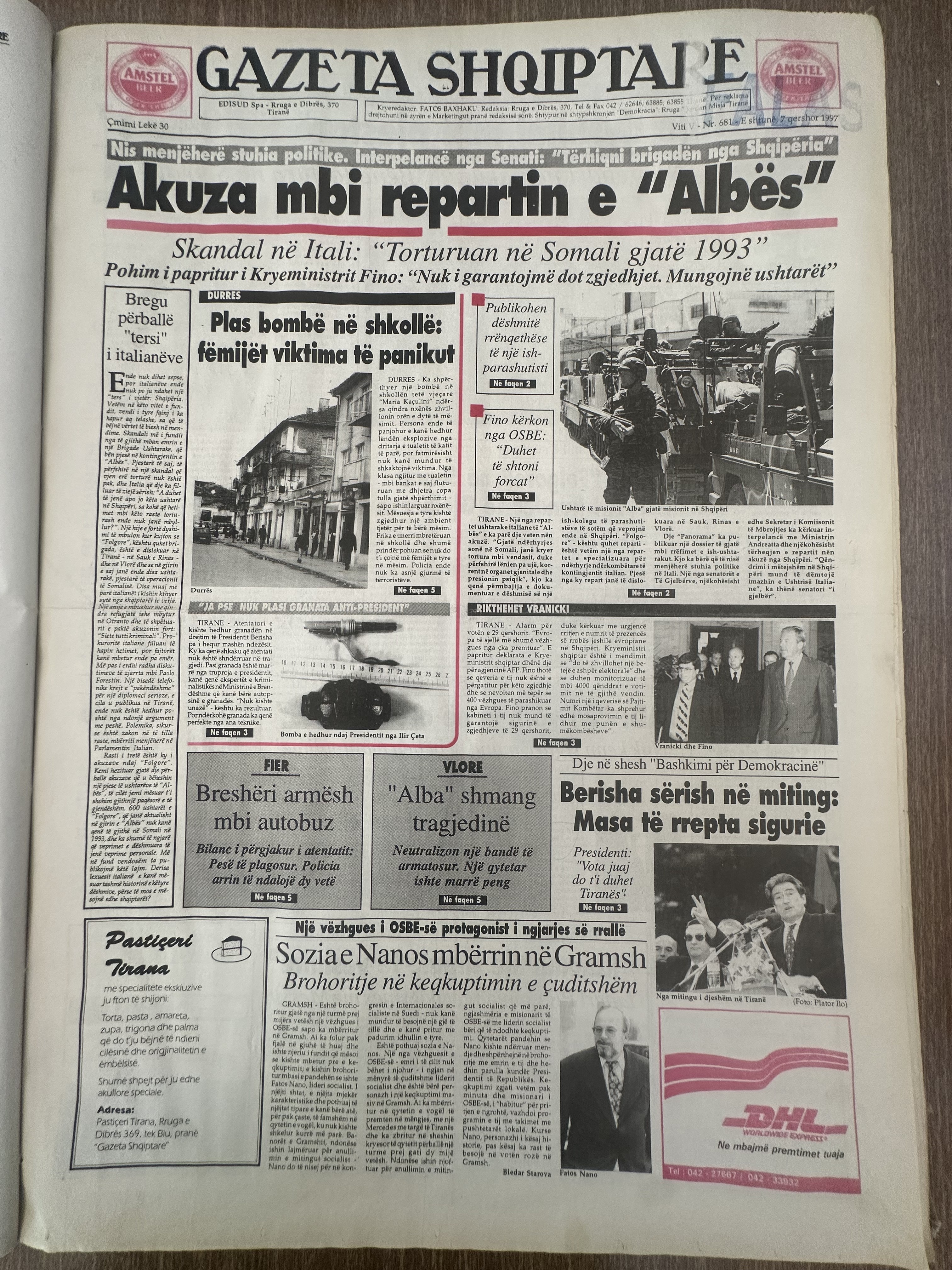 Gazeta Shqiptare 1997-06-07