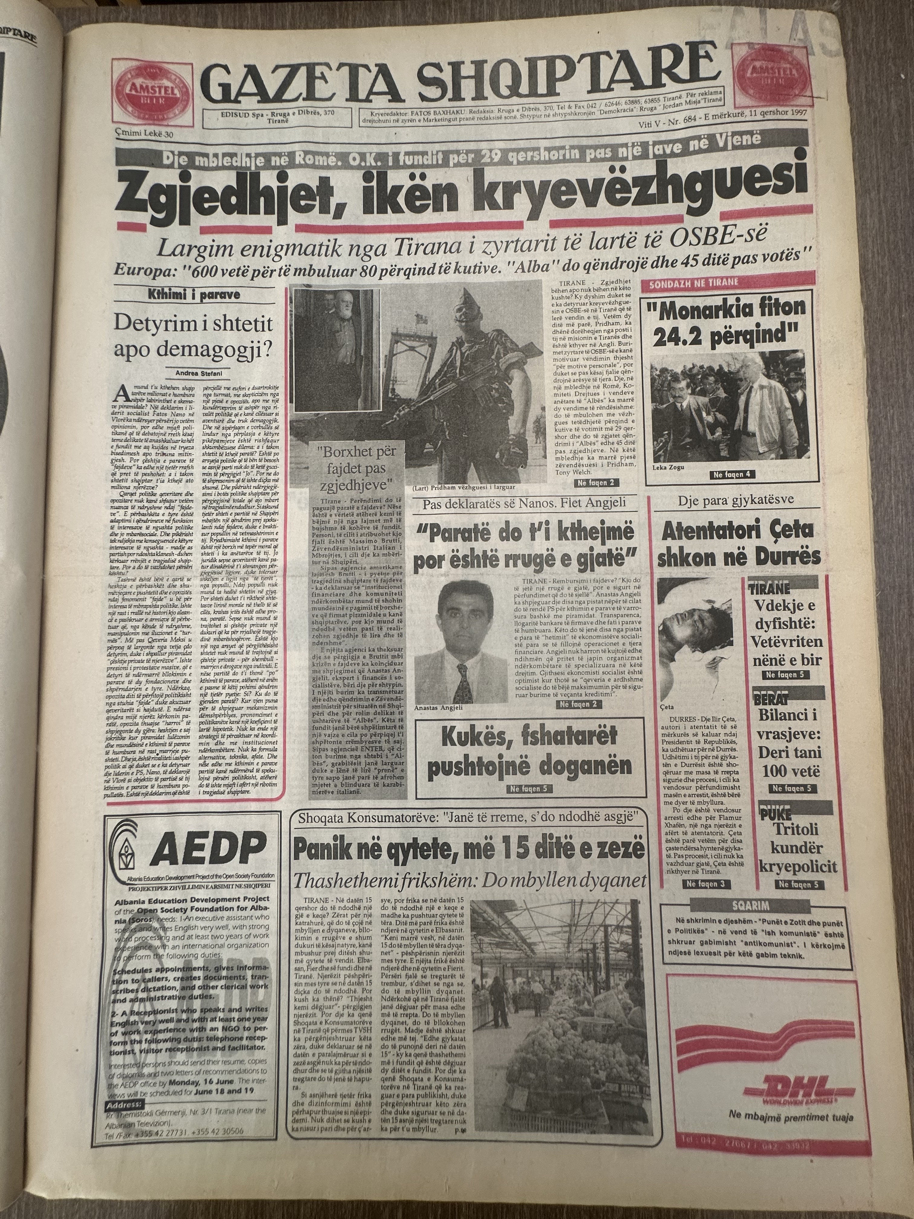 Gazeta Shqiptare 1997-06-11