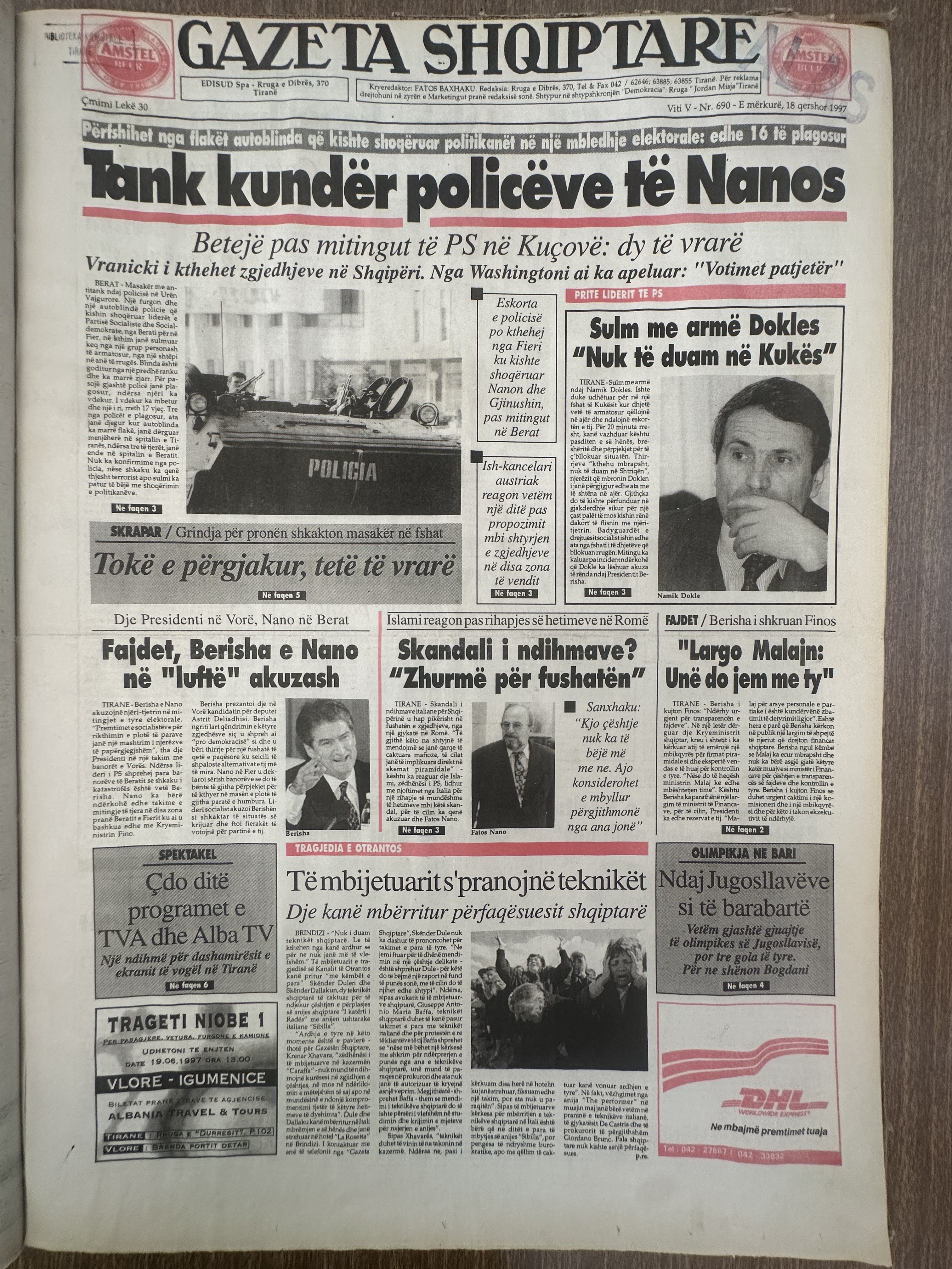 Gazeta Shqiptare 1997-02-18
