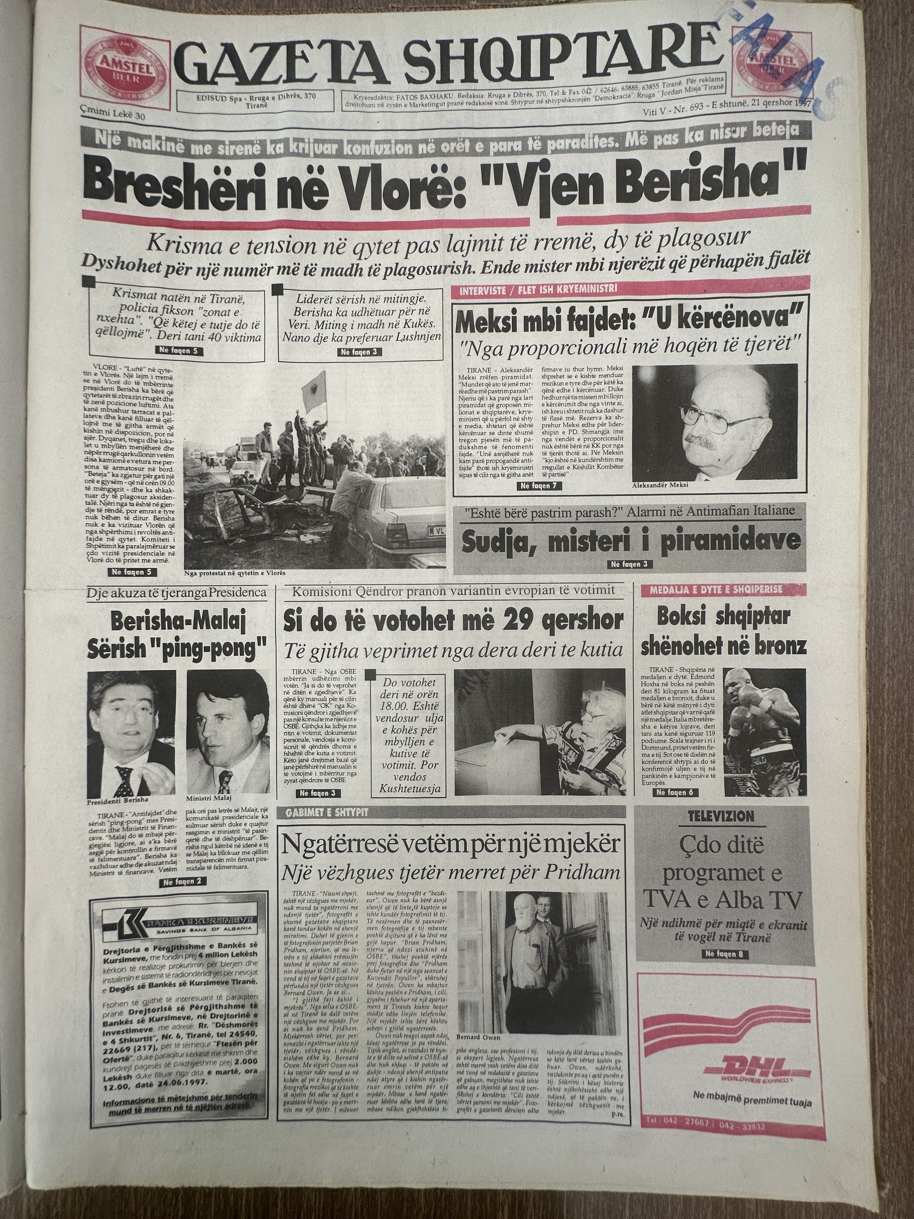 Gazeta Shqiptare 1997-06-21