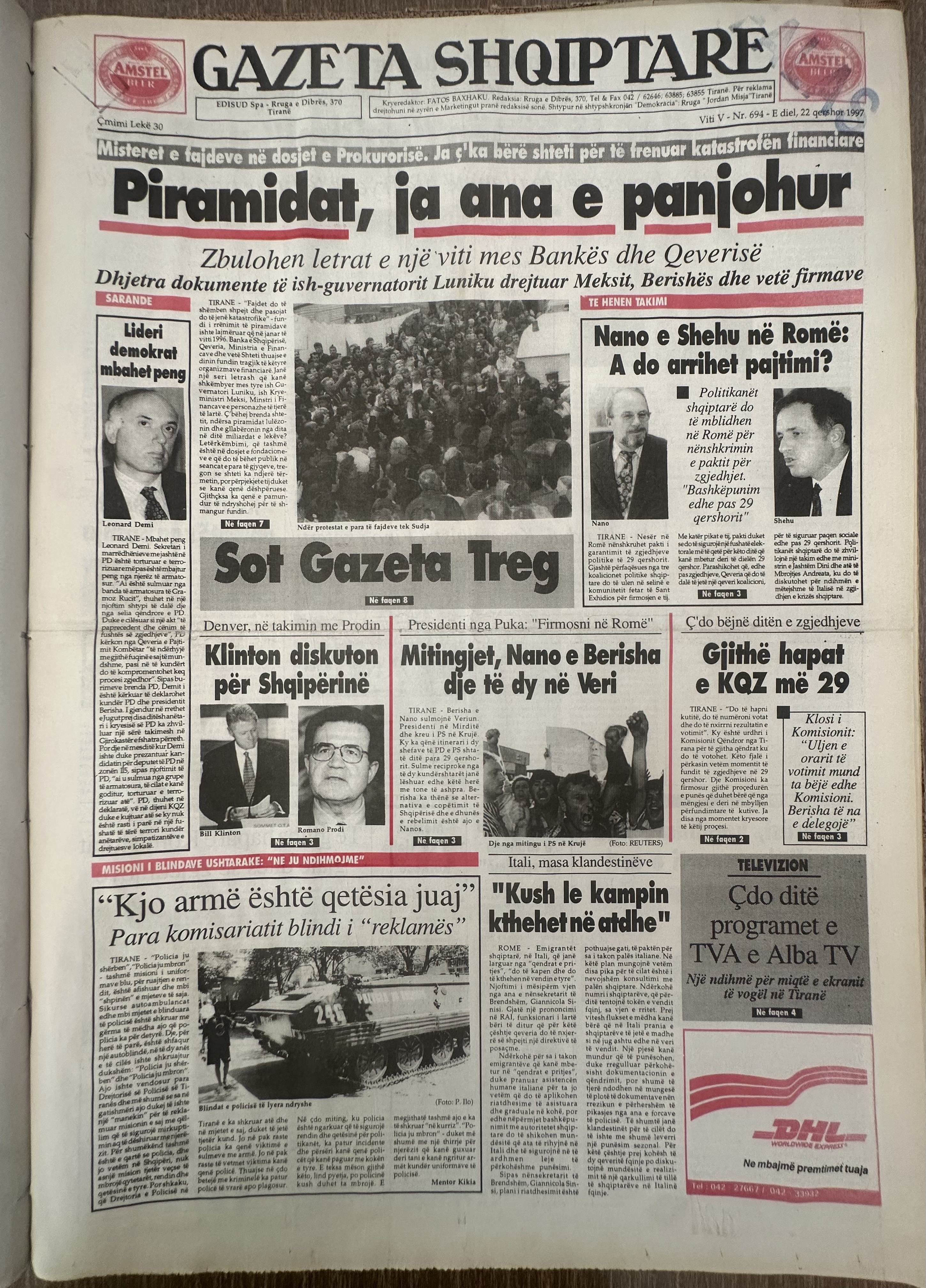 Gazeta Shqiptare 1997-06-22