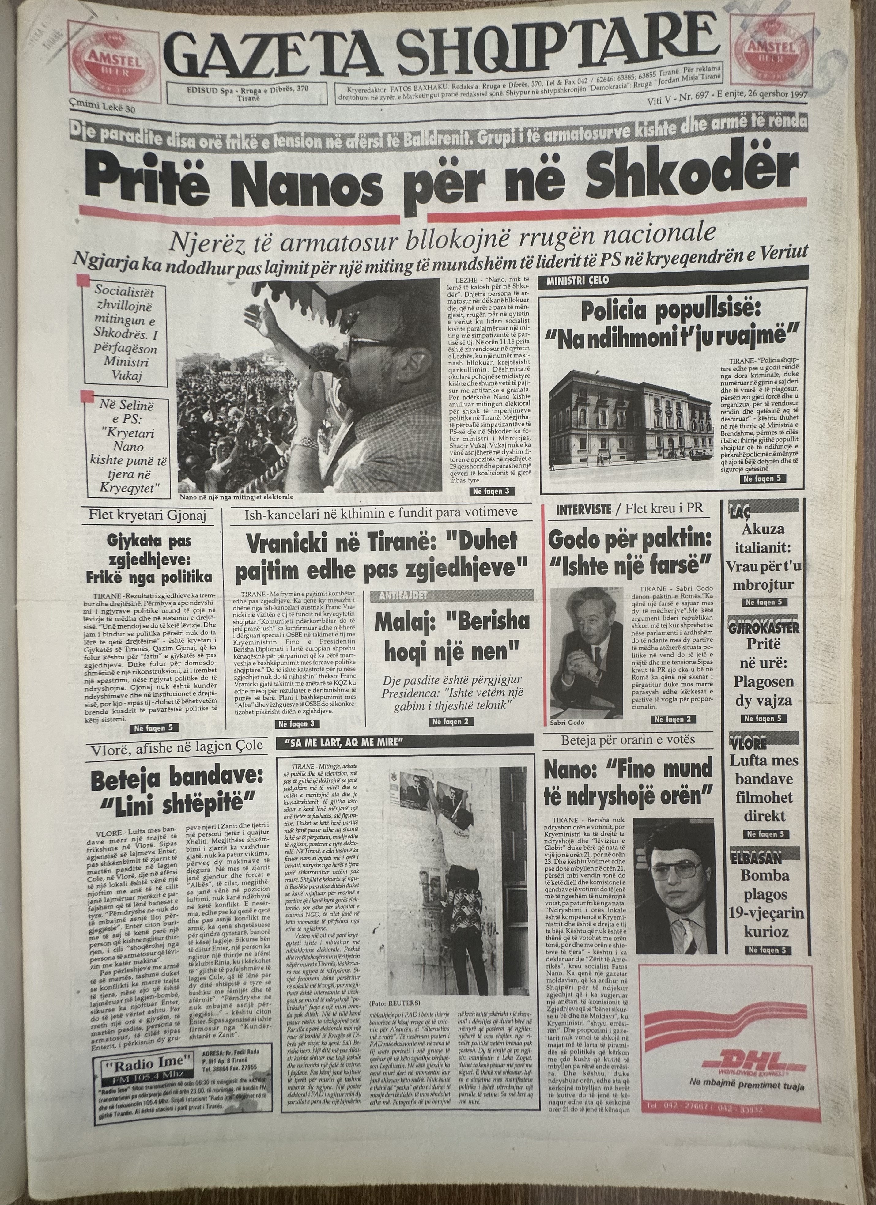 Gazeta Shqiptare 1997-06-26