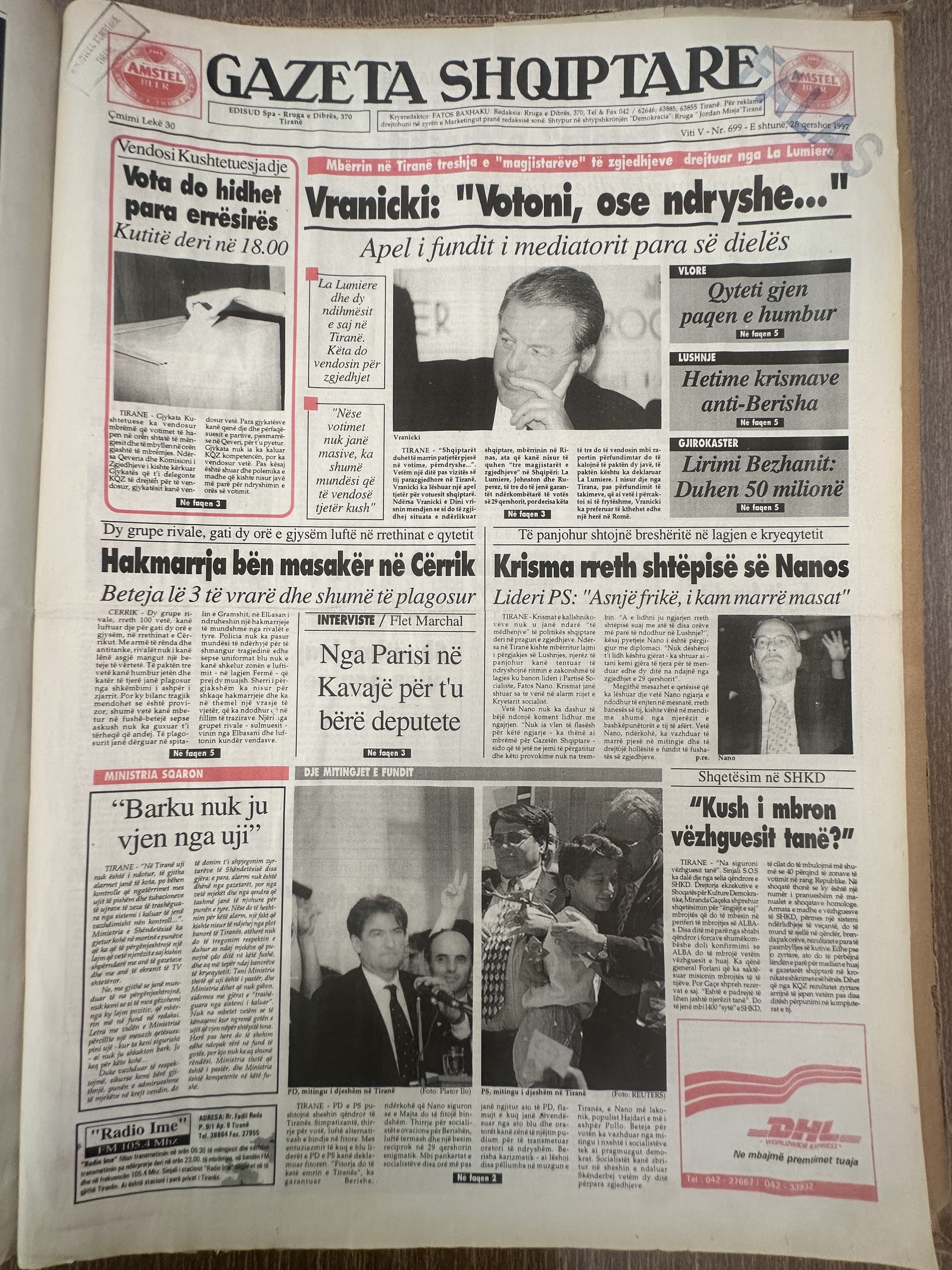 Gazeta Shqiptare 1997-06-28