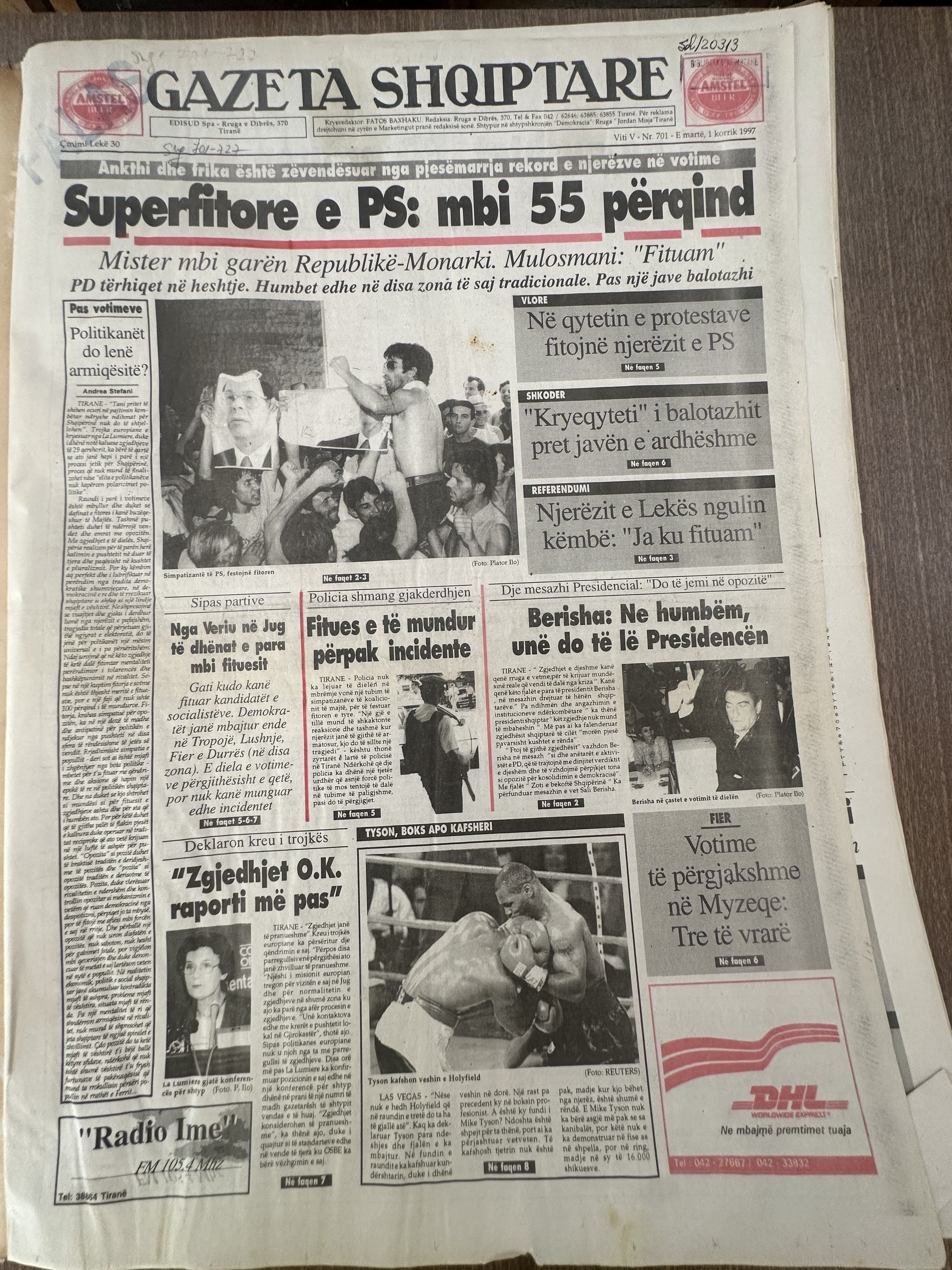 Gazeta Shqiptare 1997-07-07