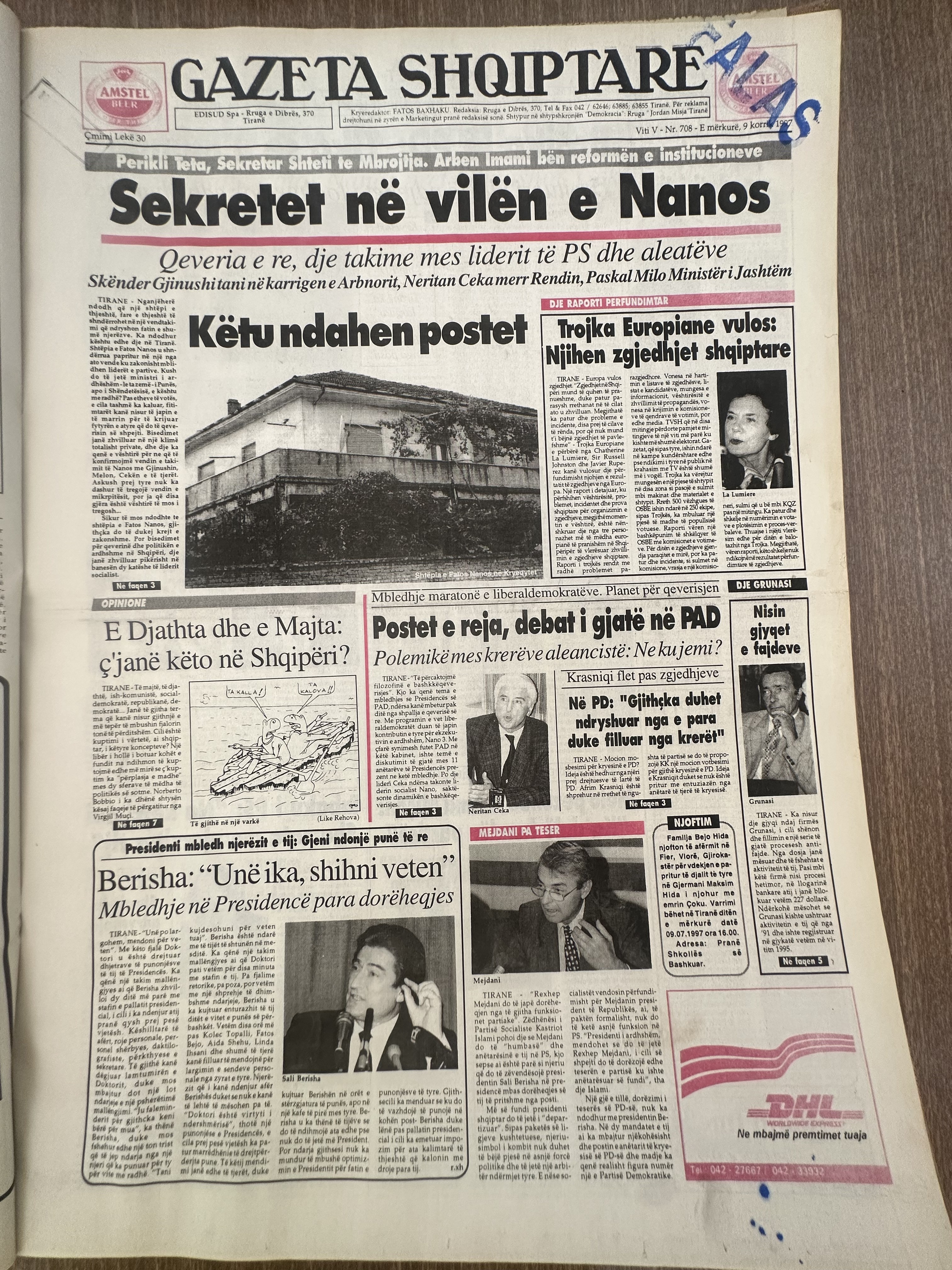 Gazeta Shqiptare 1996-12-09