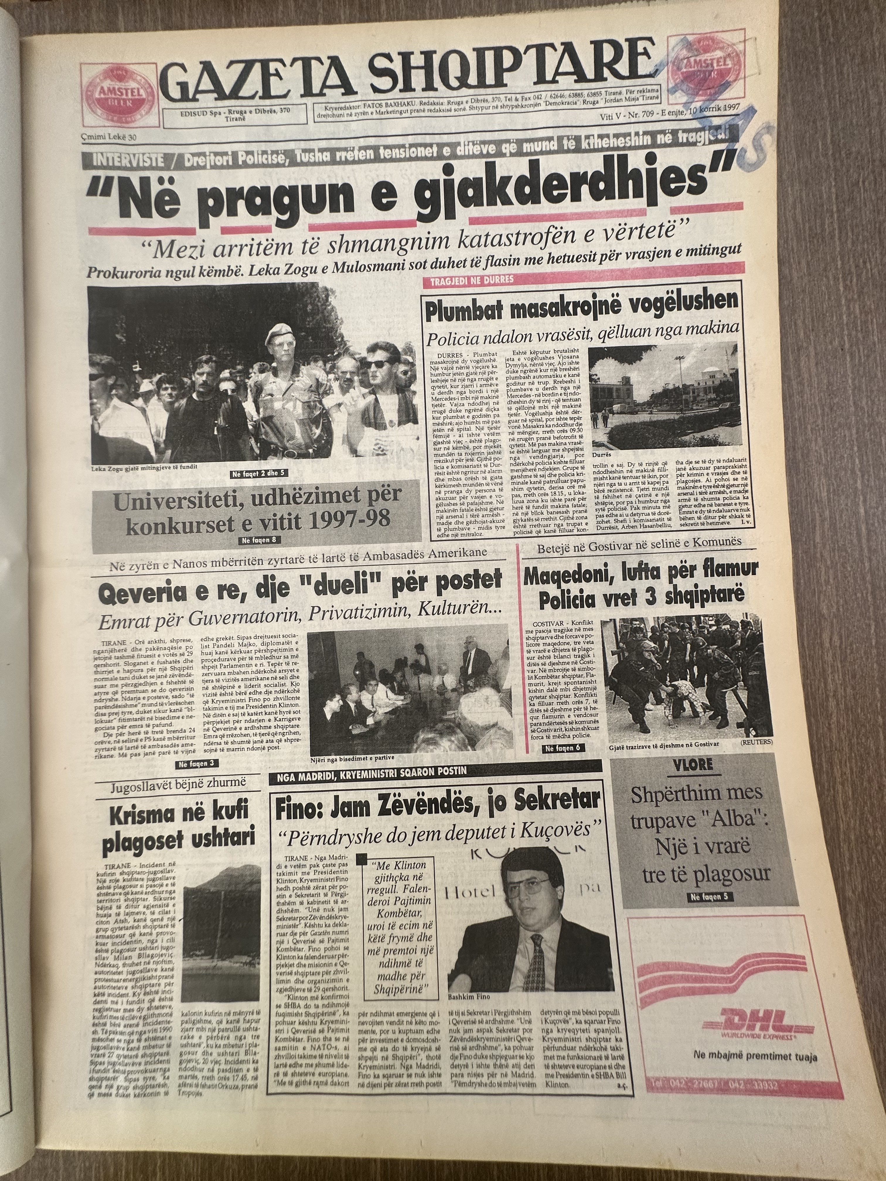 Gazeta Shqiptare 1997-11-10
