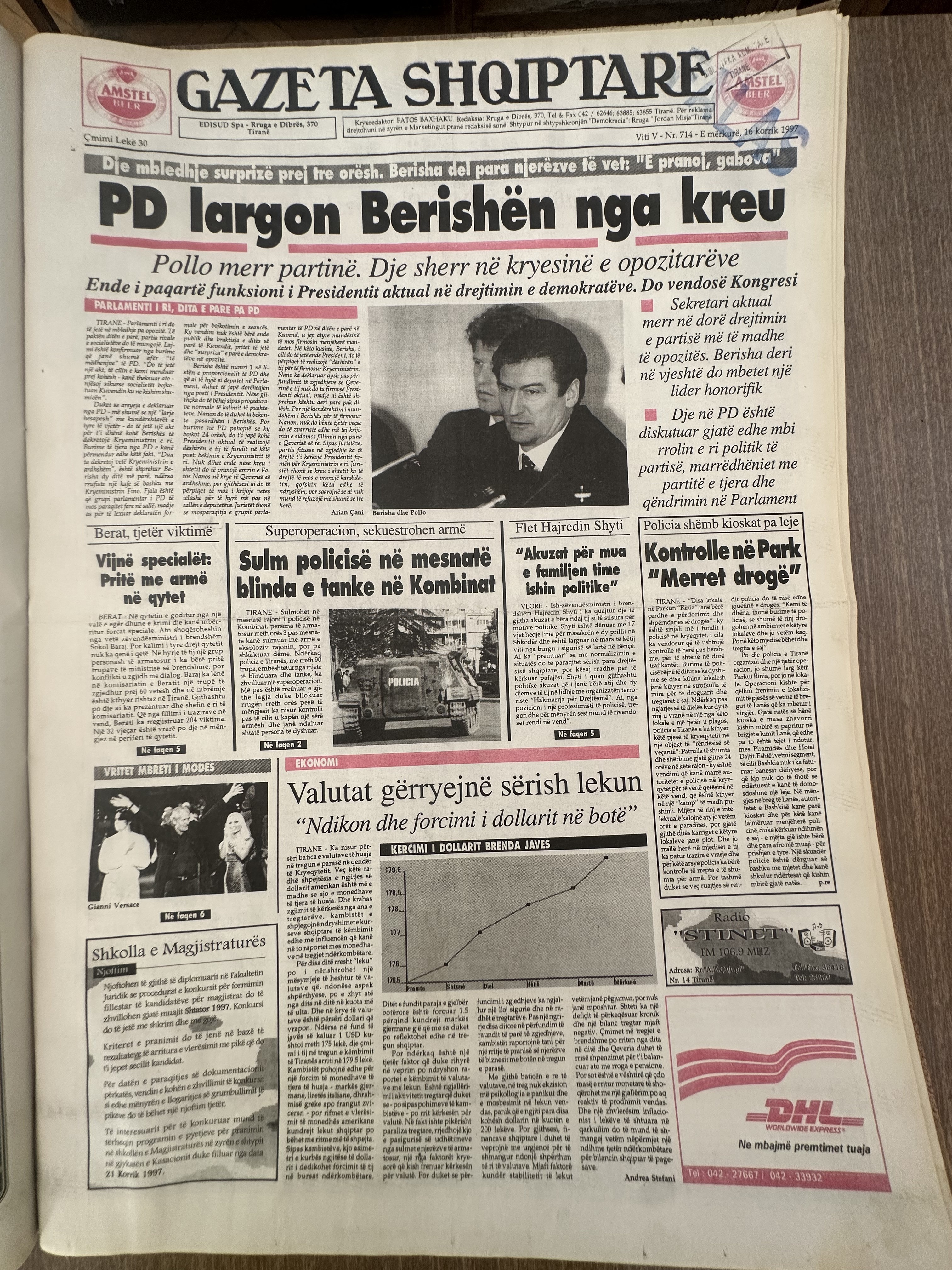 Gazeta Shqiptare 1997-07-16