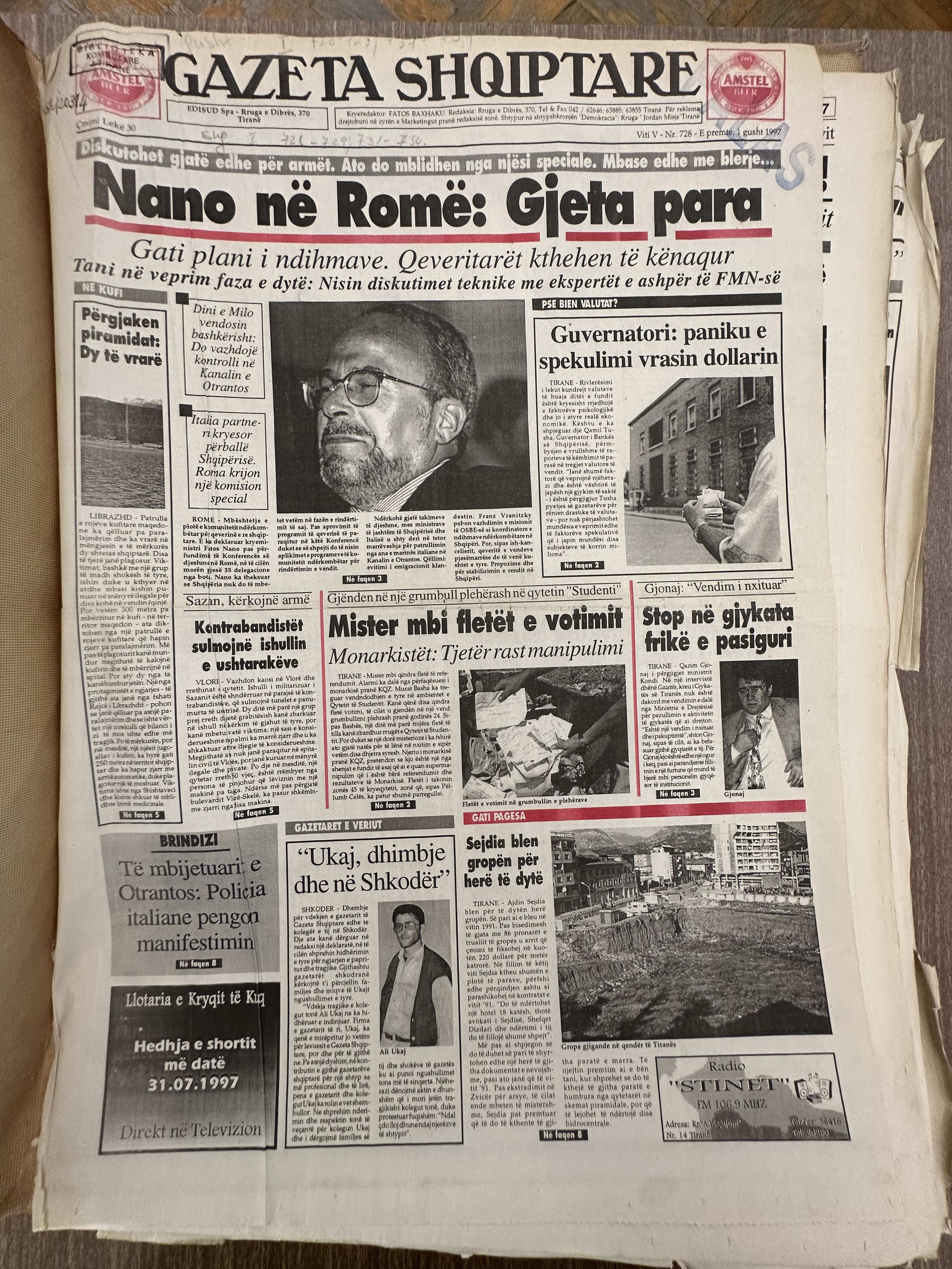Gazeta Shqiptare 1997-08-08