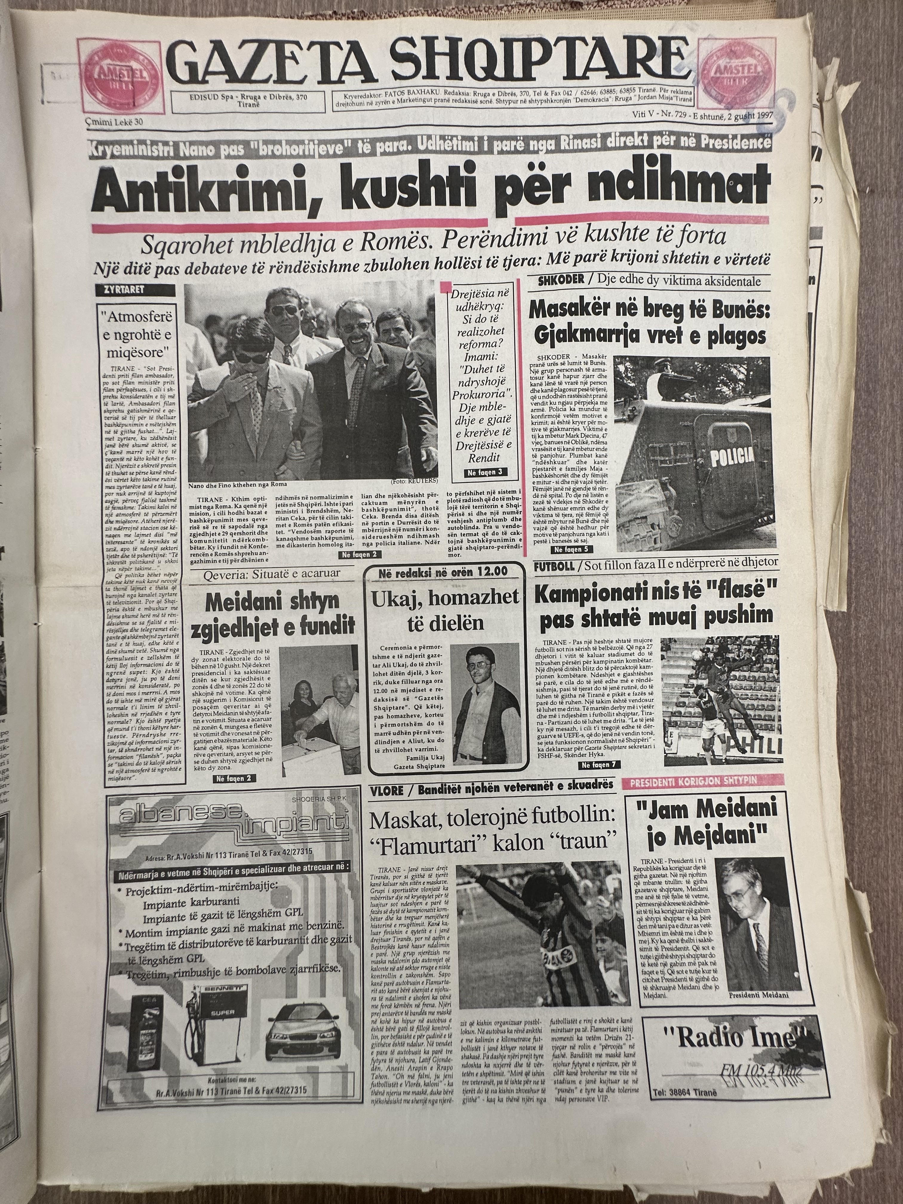 Gazeta Shqiptare 1999-08-02