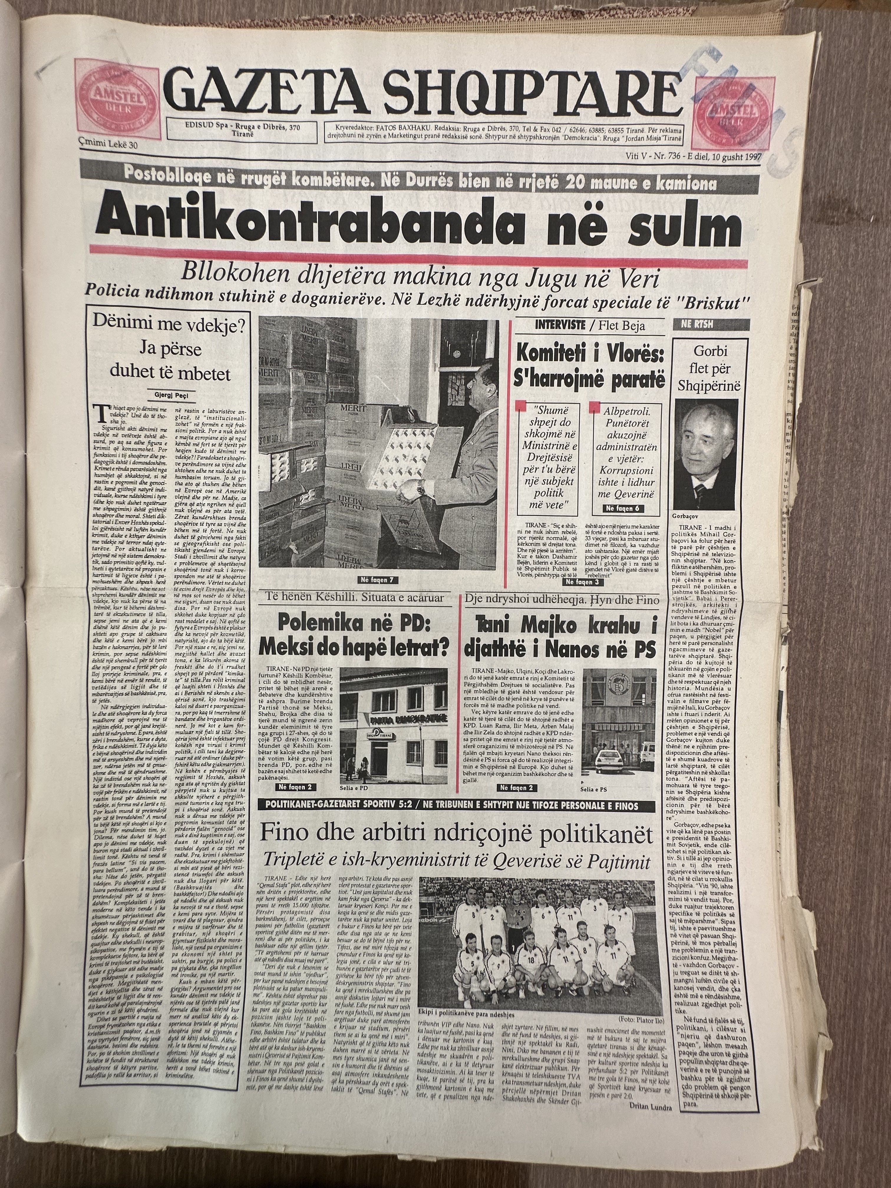 Gazeta Shqiptare 1997-10-20