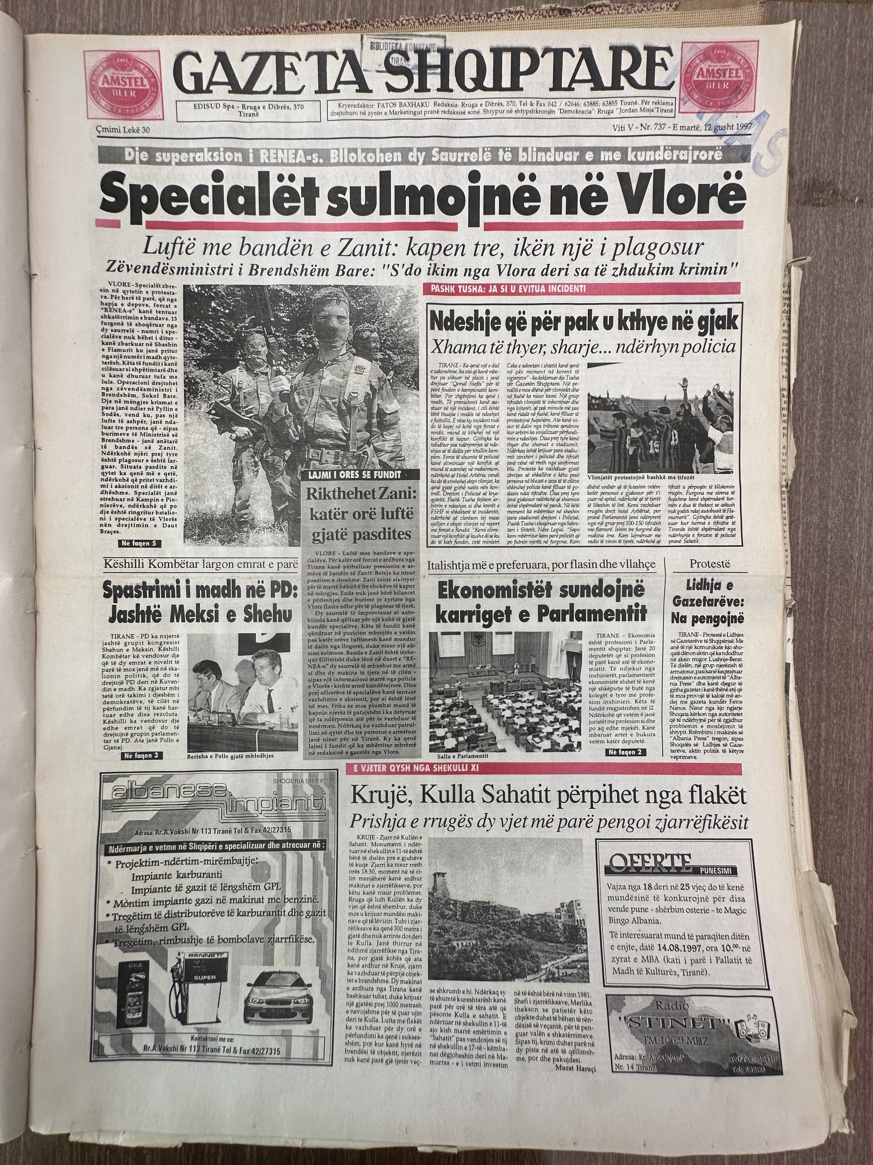 Gazeta Shqiptare 1997-08-12