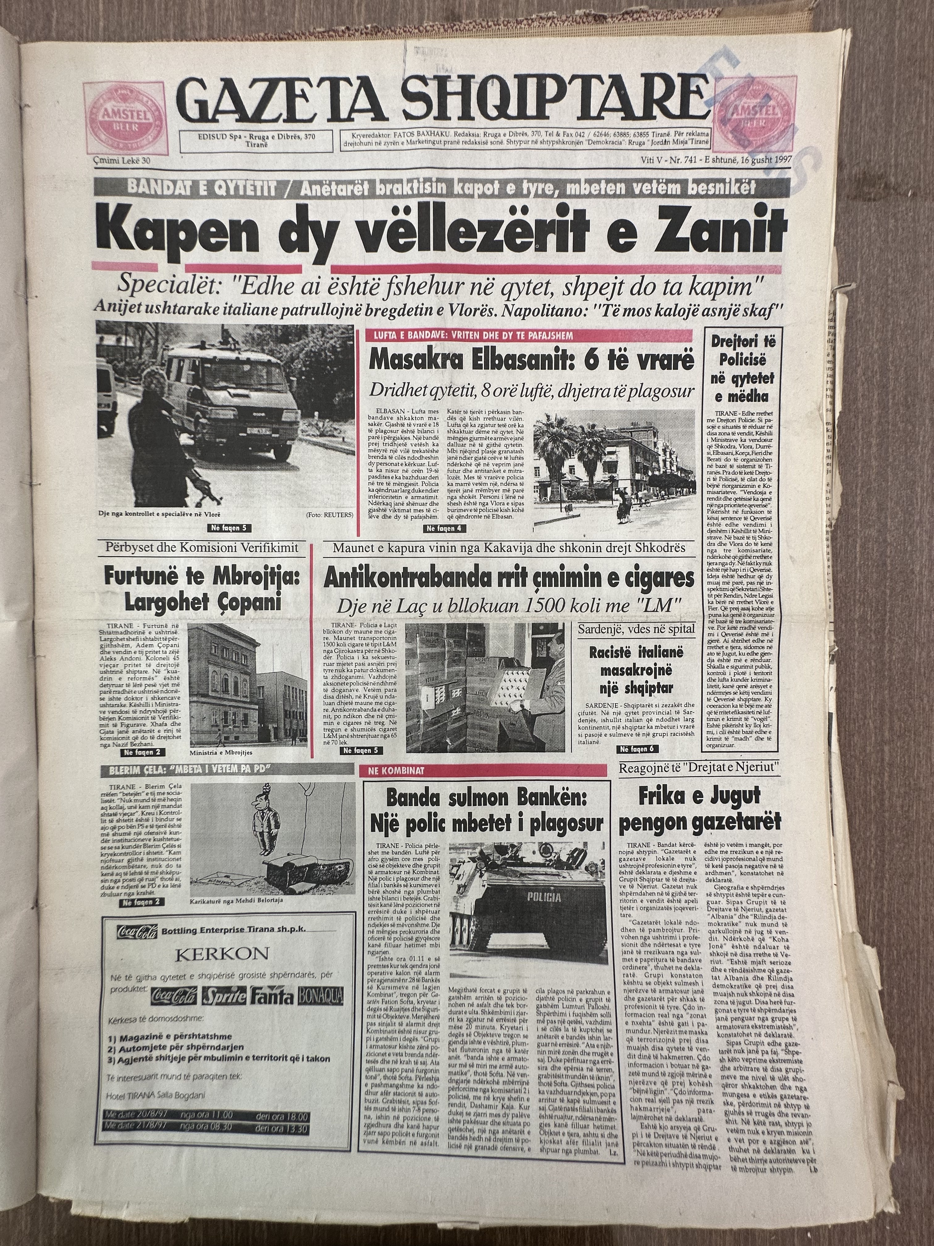 Gazeta Shqiptare 1997-08-16