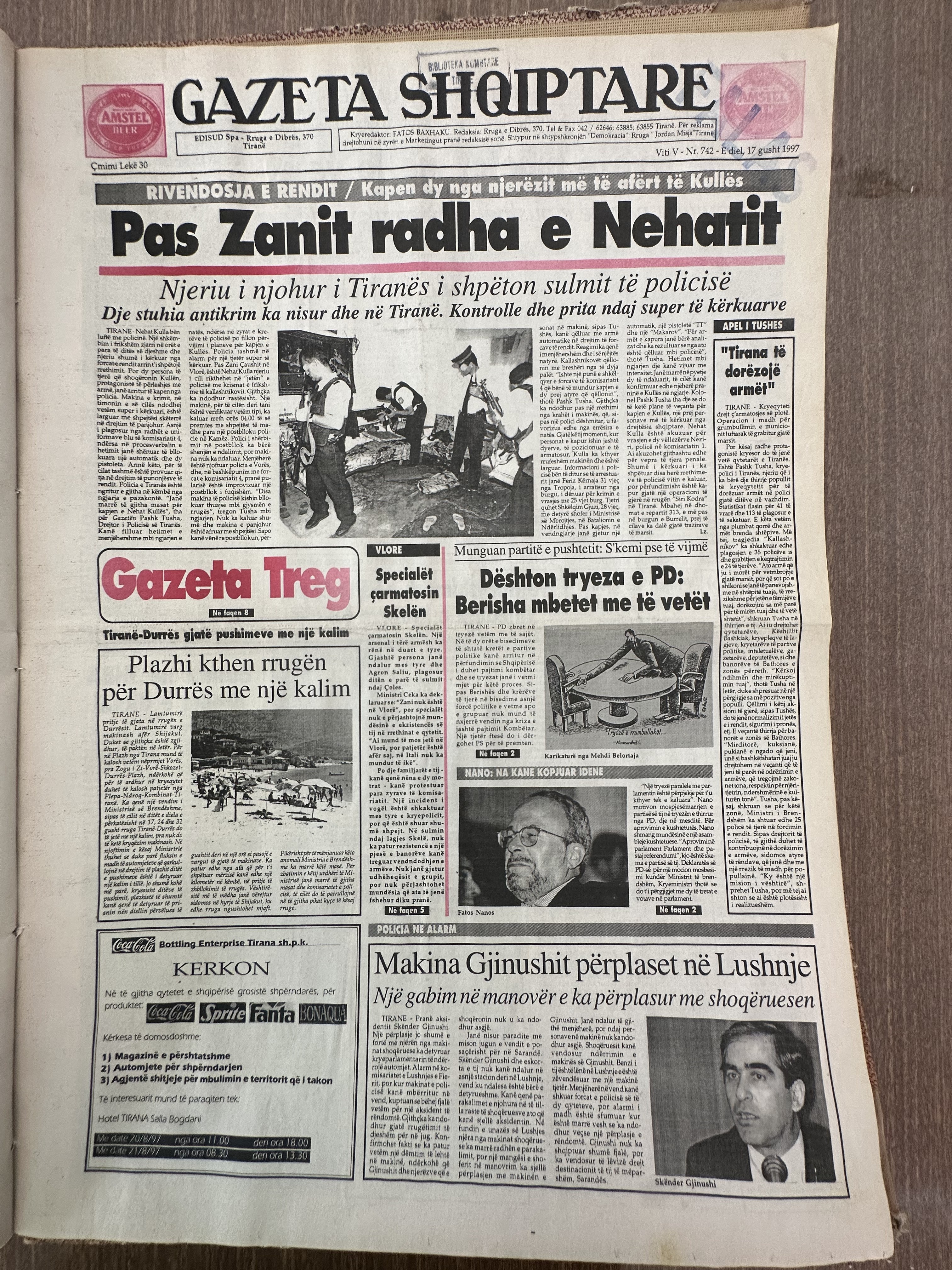 Gazeta Shqiptare 1997-08-17