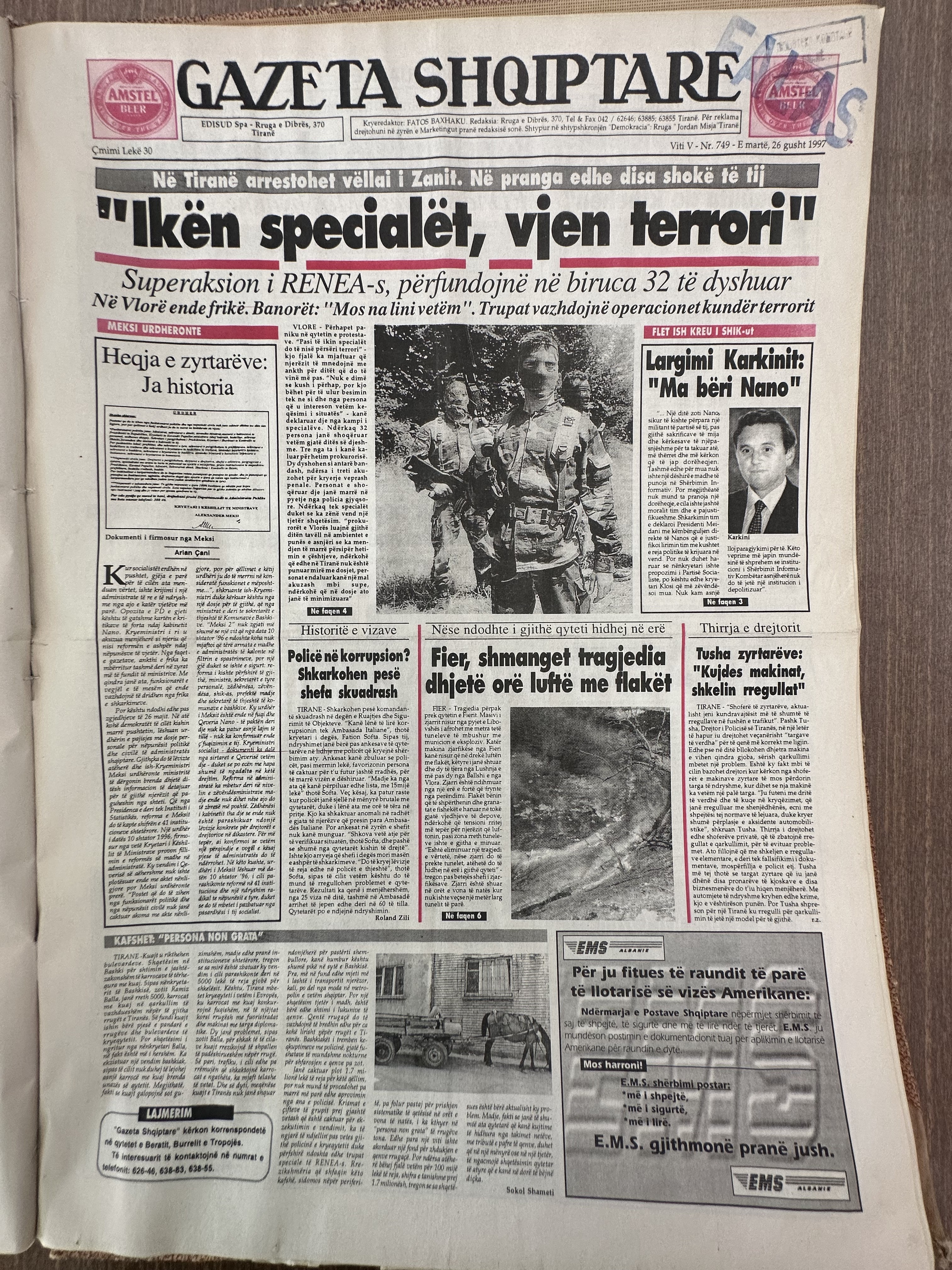 Gazeta Shqiptare 1997-08-26