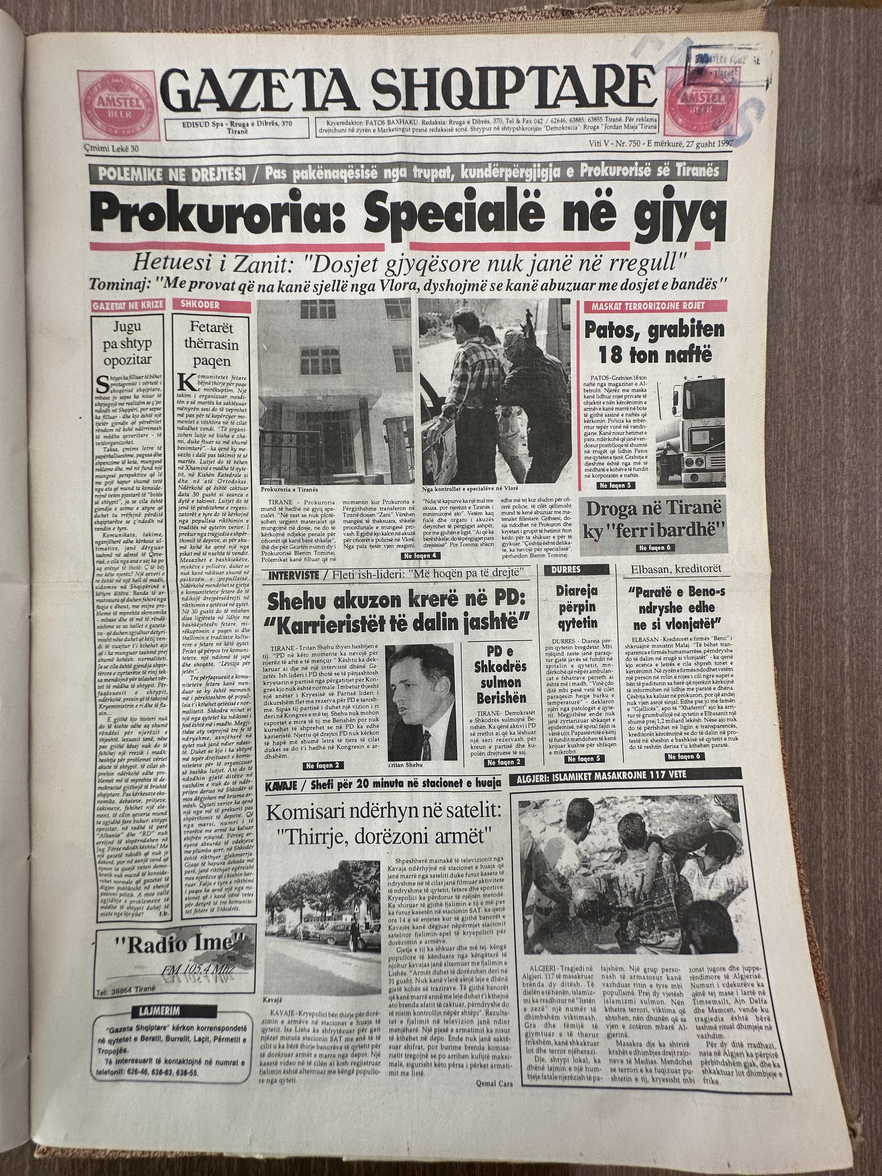 Gazeta Shqiptare 1997-08-27