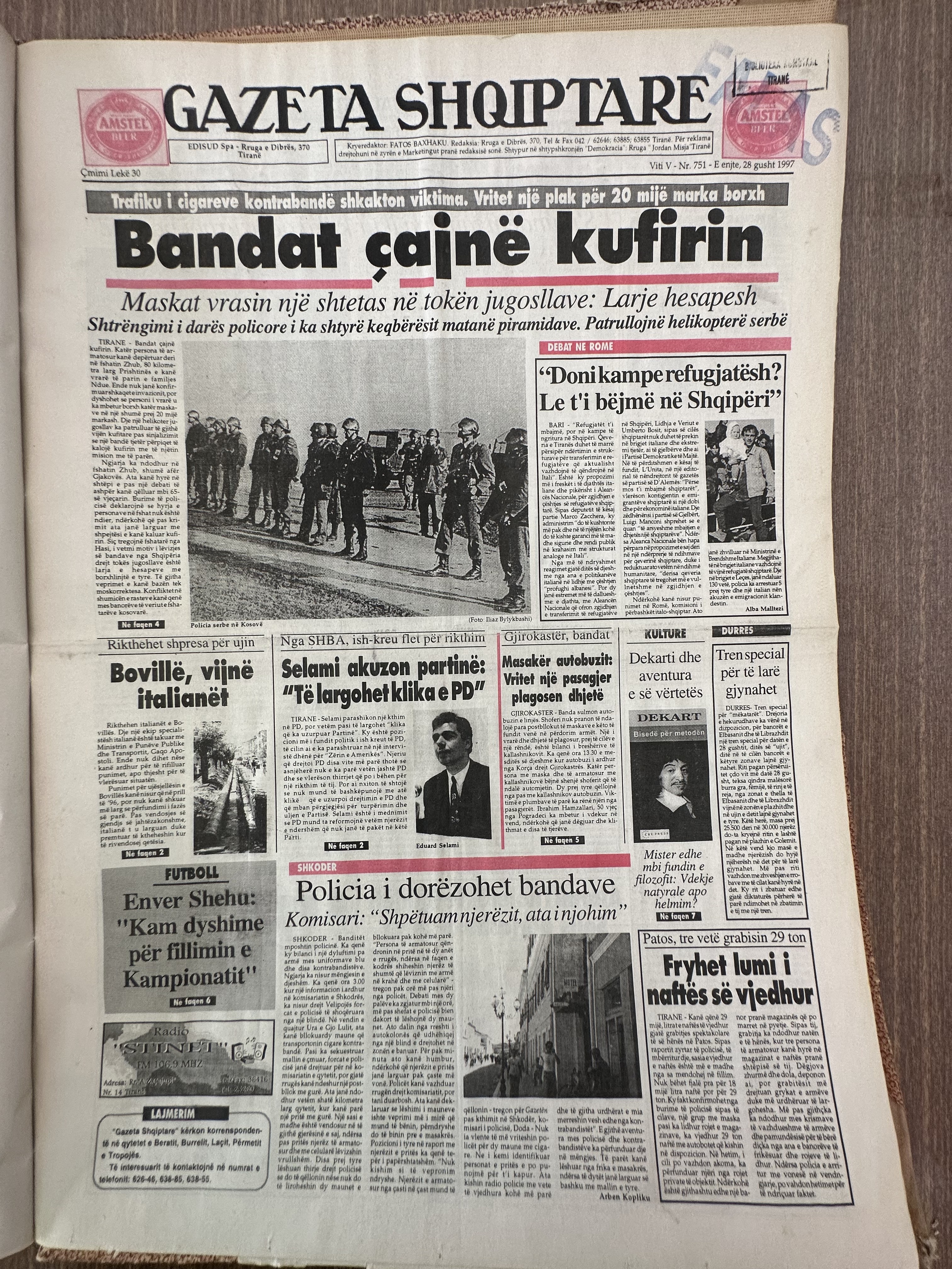 Gazeta Shqiptare 1997-08-28