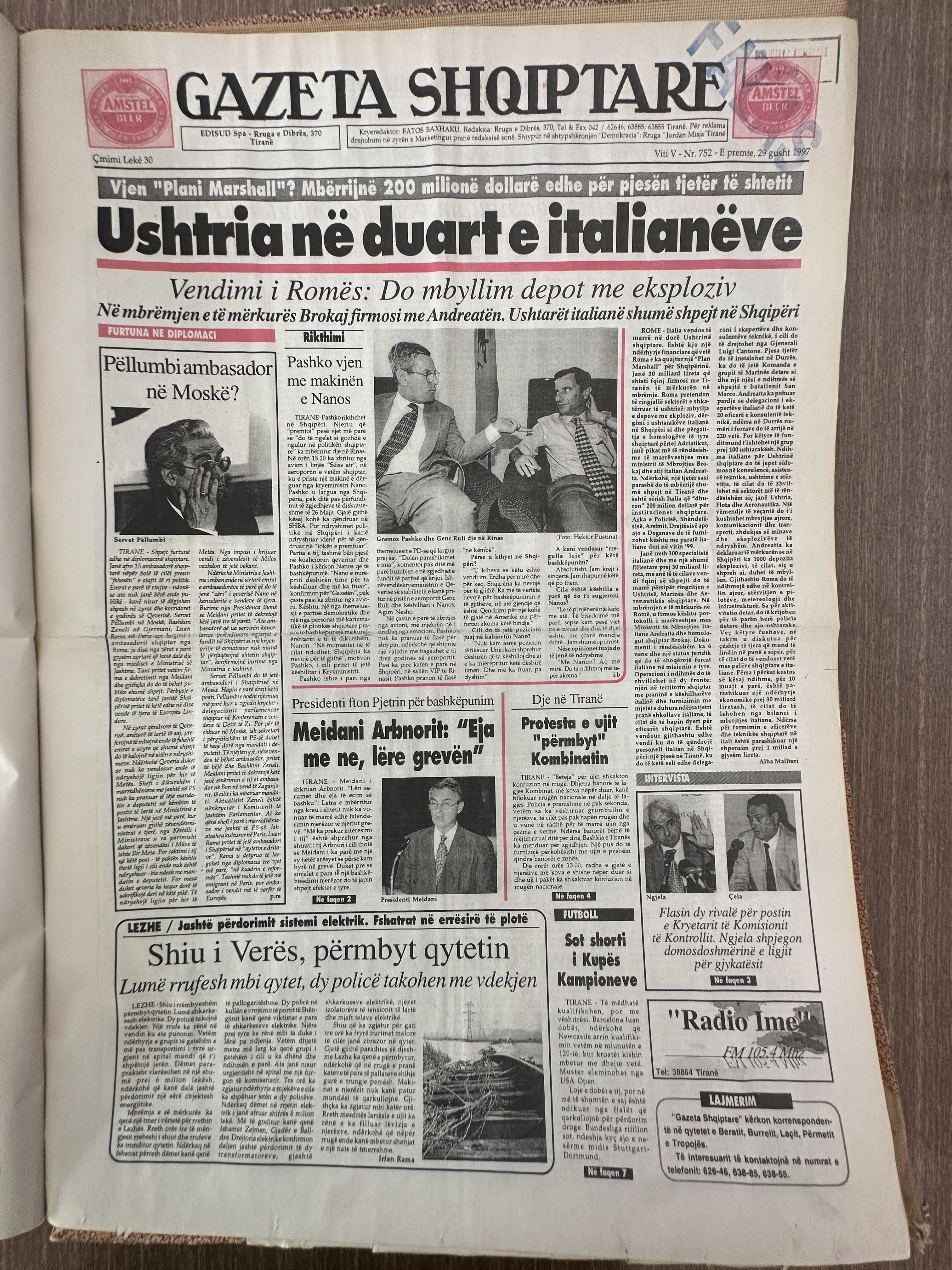 Gazeta Shqiptare 1997-08-29