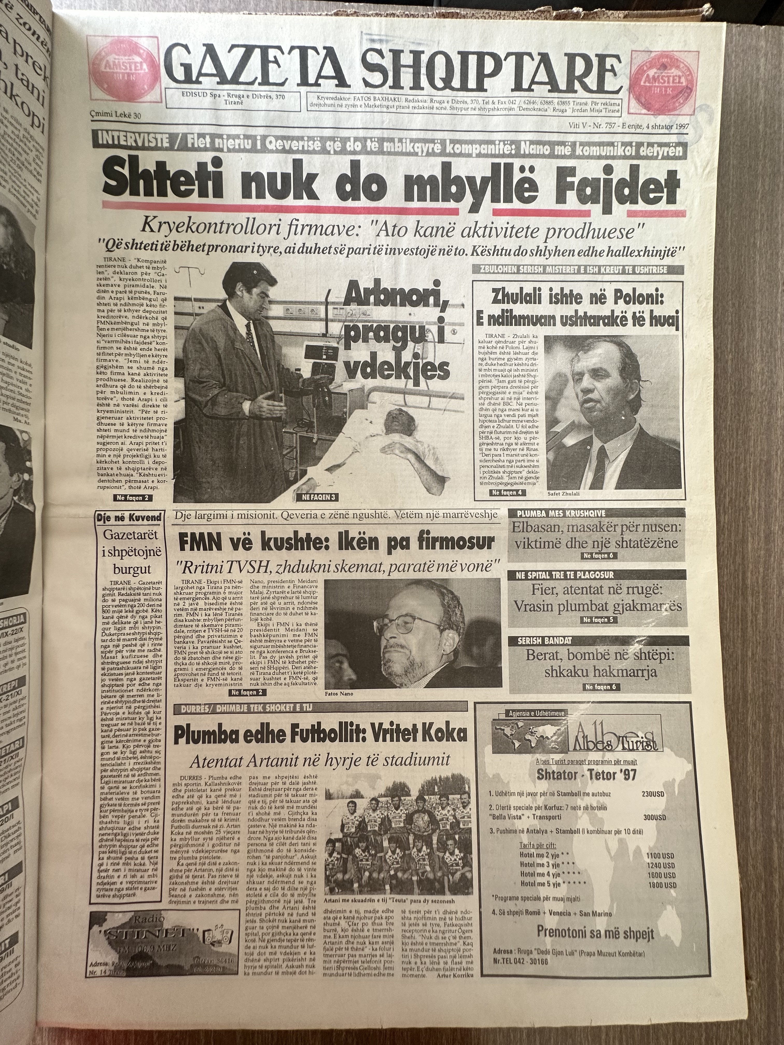 Gazeta Shqiptare 1997-09-04