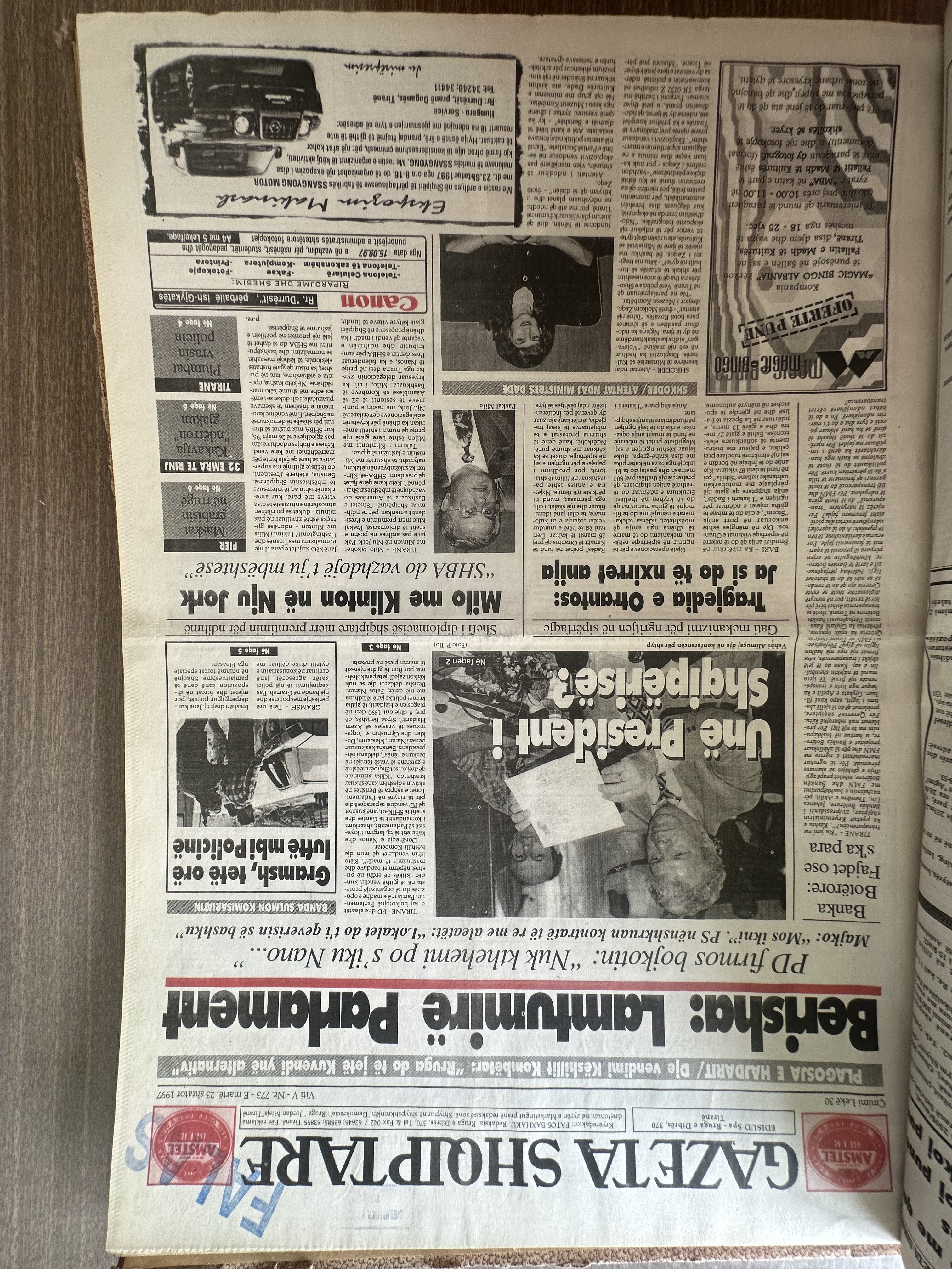 Gazeta Shqiptare 1997-09-23