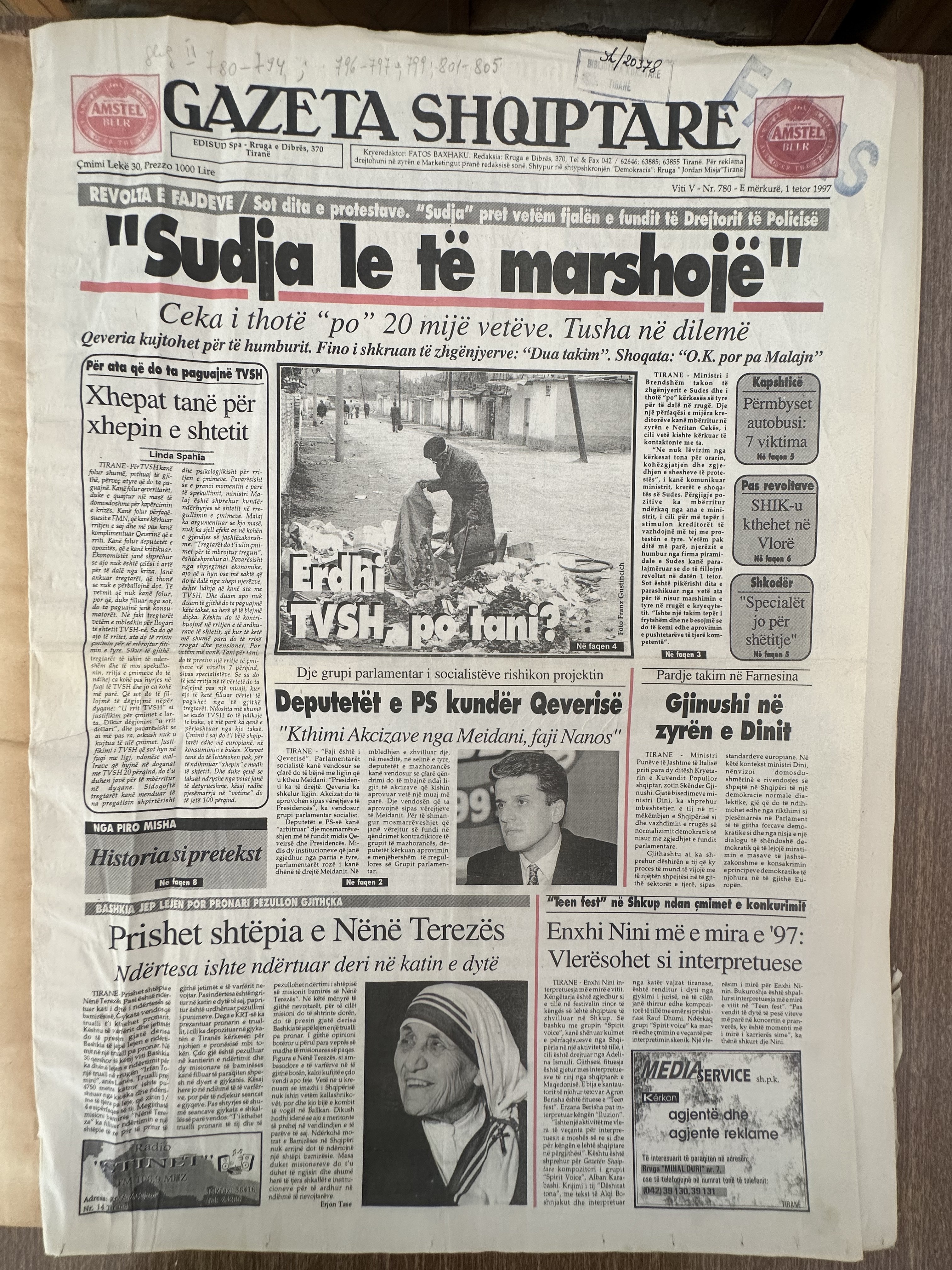 Gazeta Shqiptare 1997-10-07