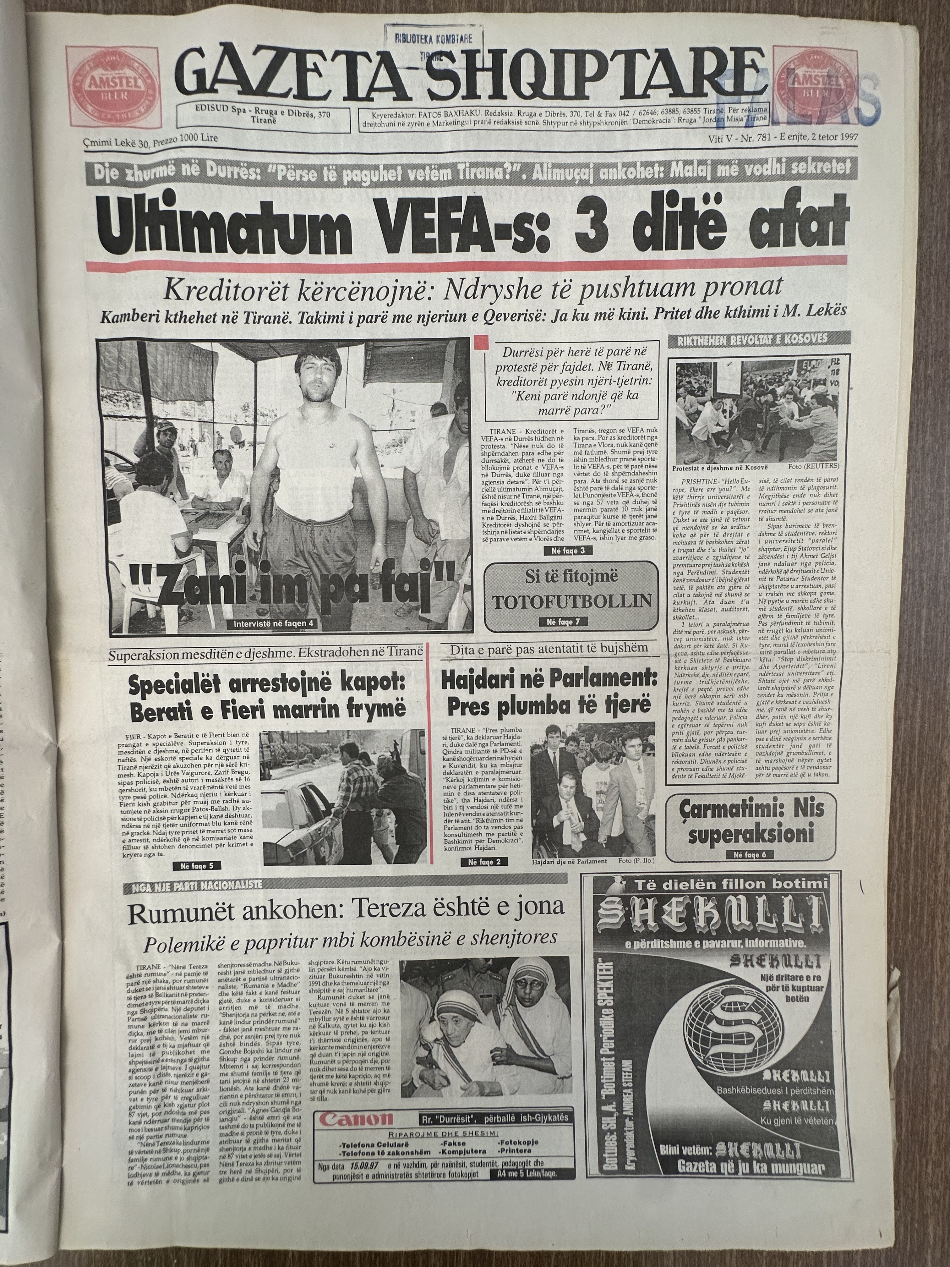 Gazeta Shqiptare 1997-10-02