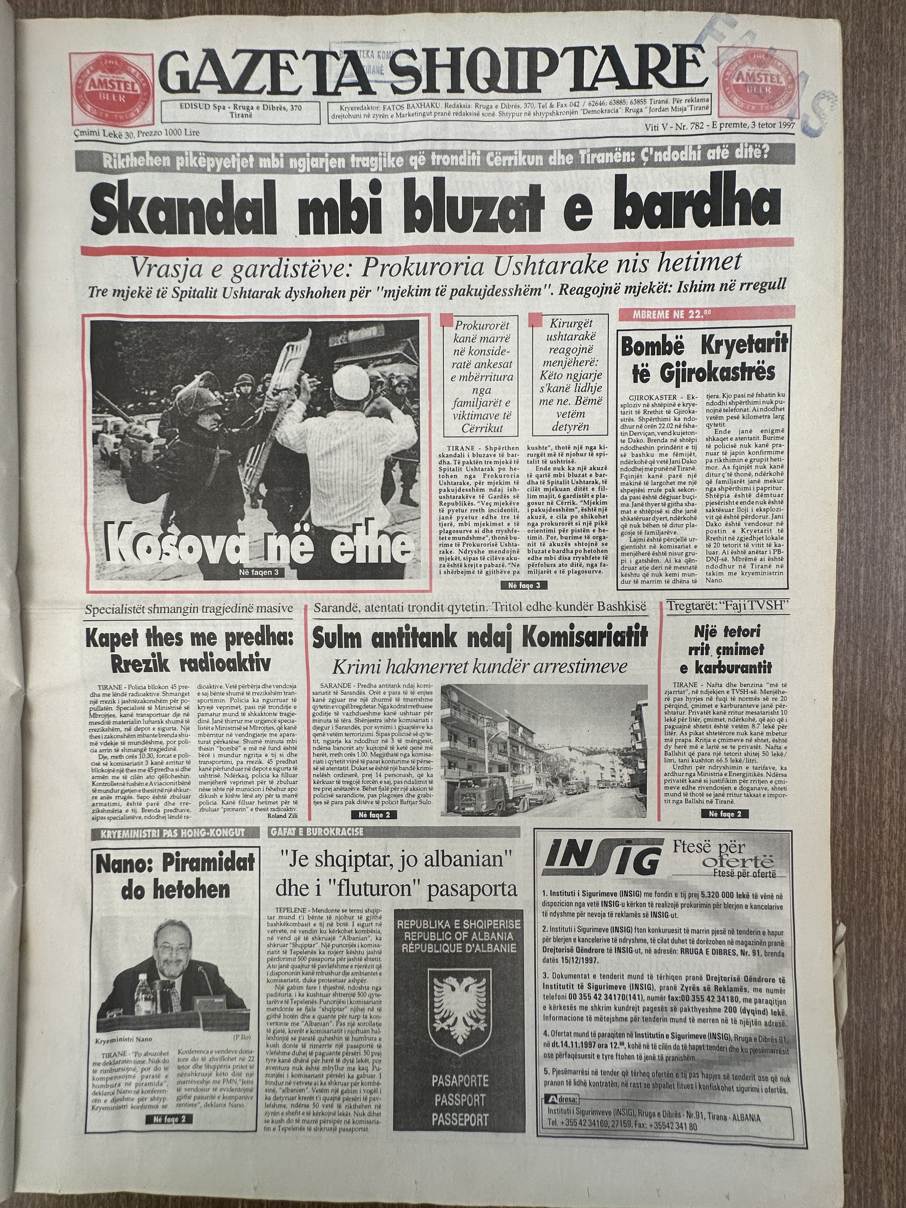 Gazeta Shqiptare 1997-10-03