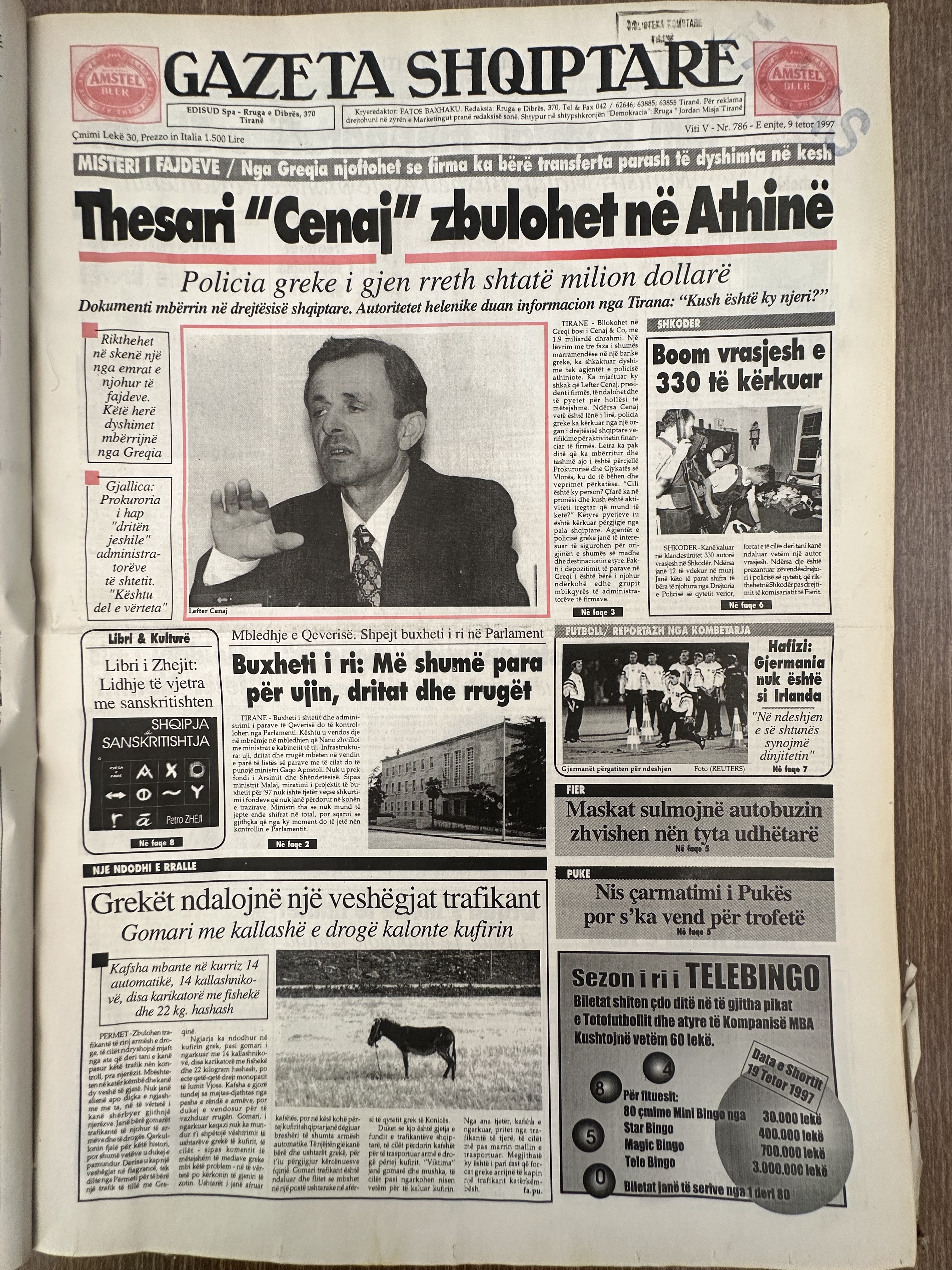 Gazeta Shqiptare 1997-10-08