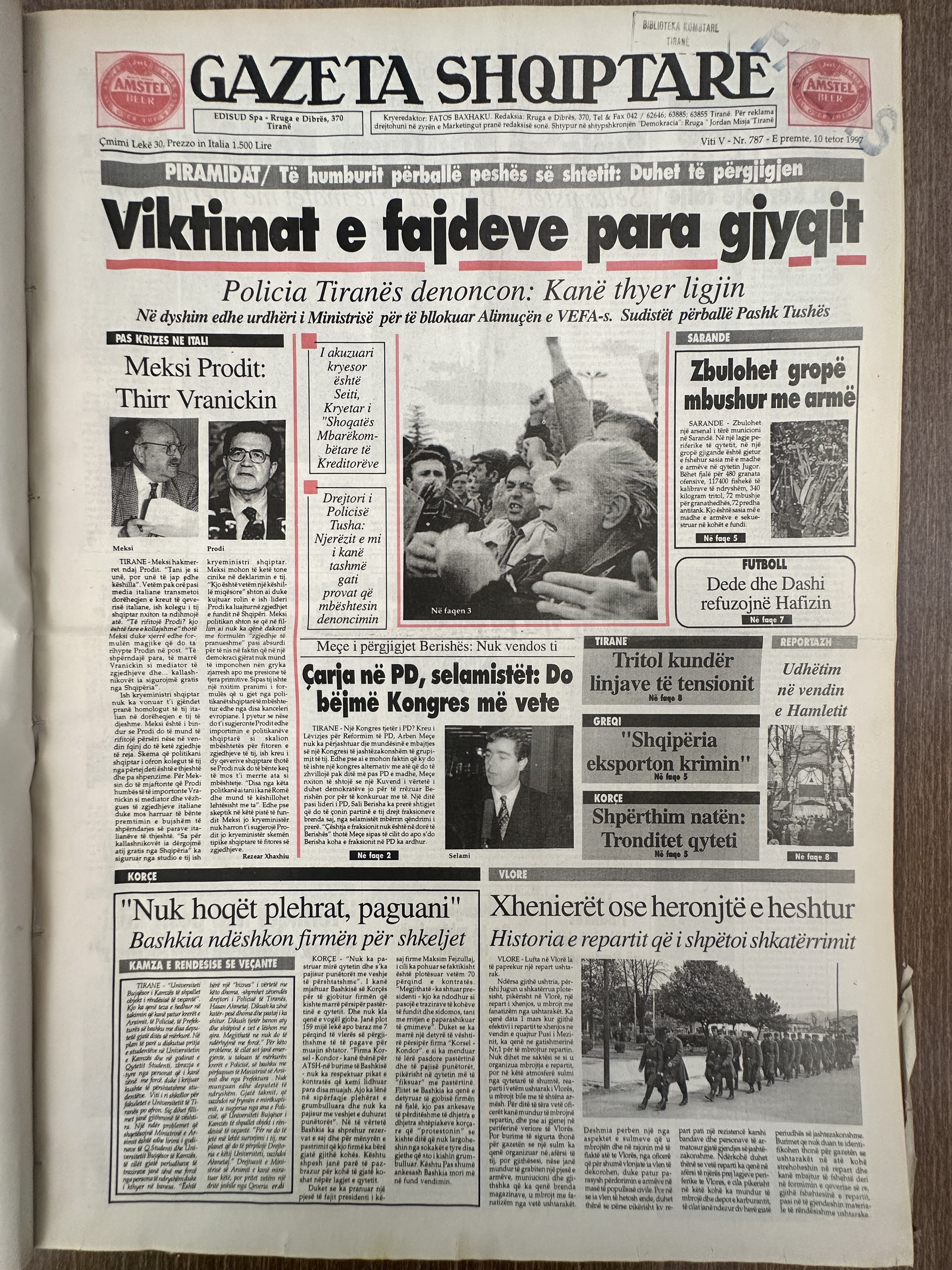 Gazeta Shqiptare 1997-10-10