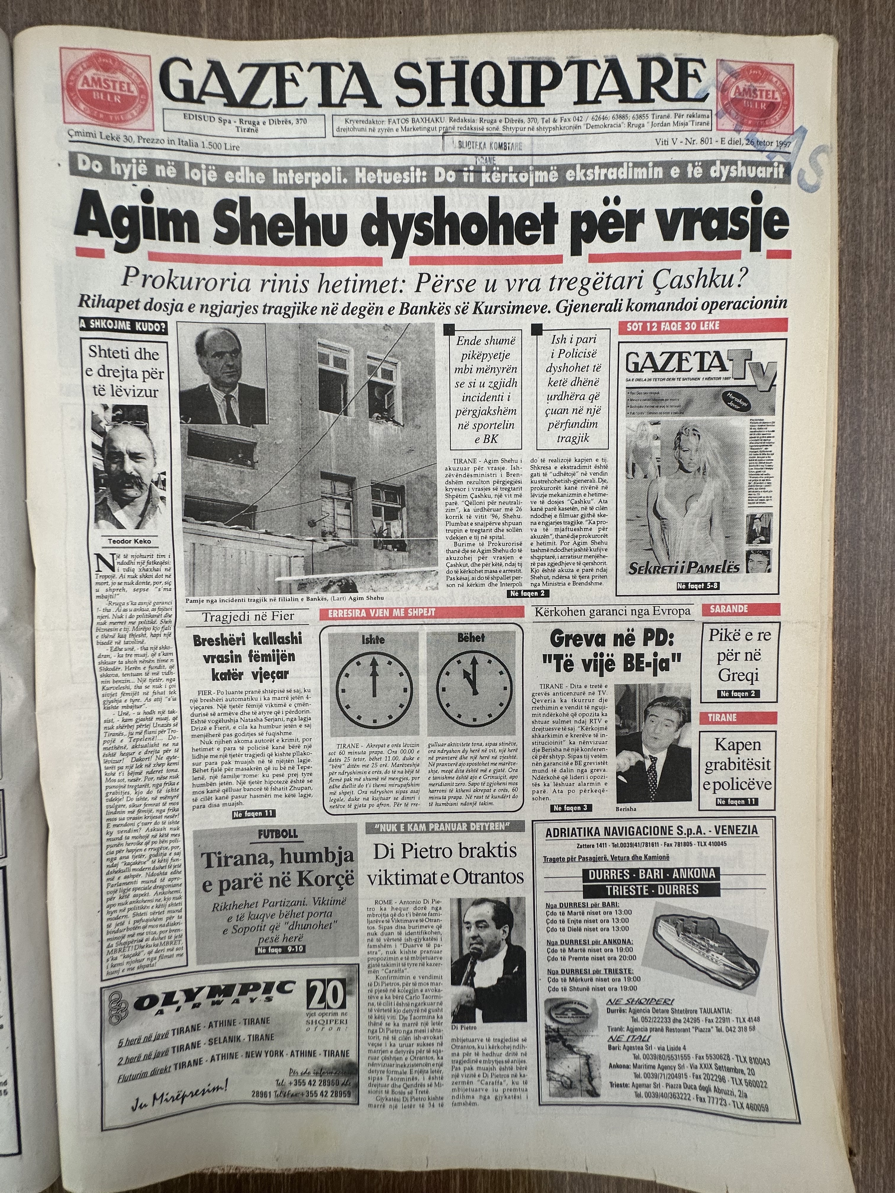 Gazeta Shqiptare 1997-10-26