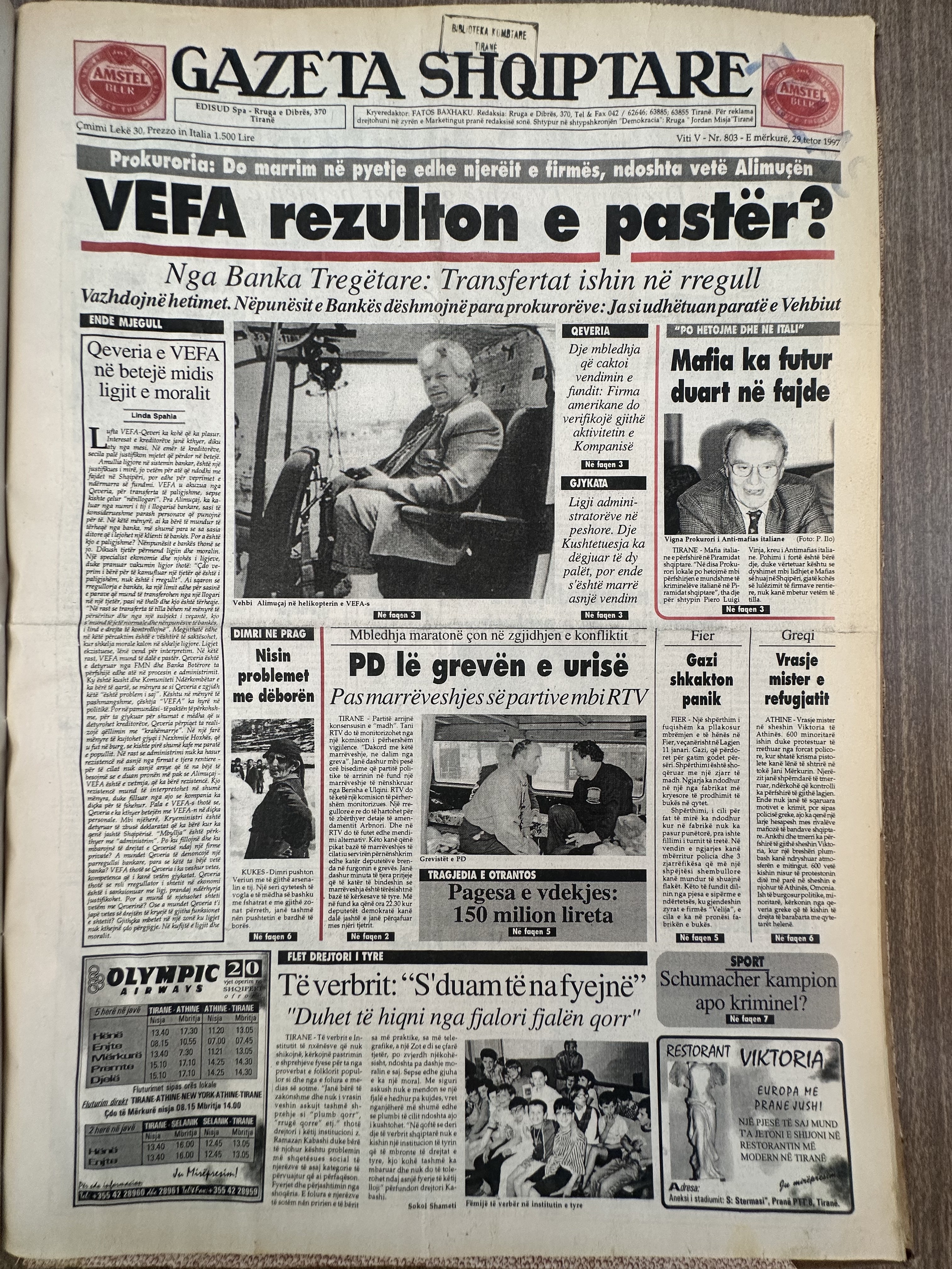 Gazeta Shqiptare 1997-09-29