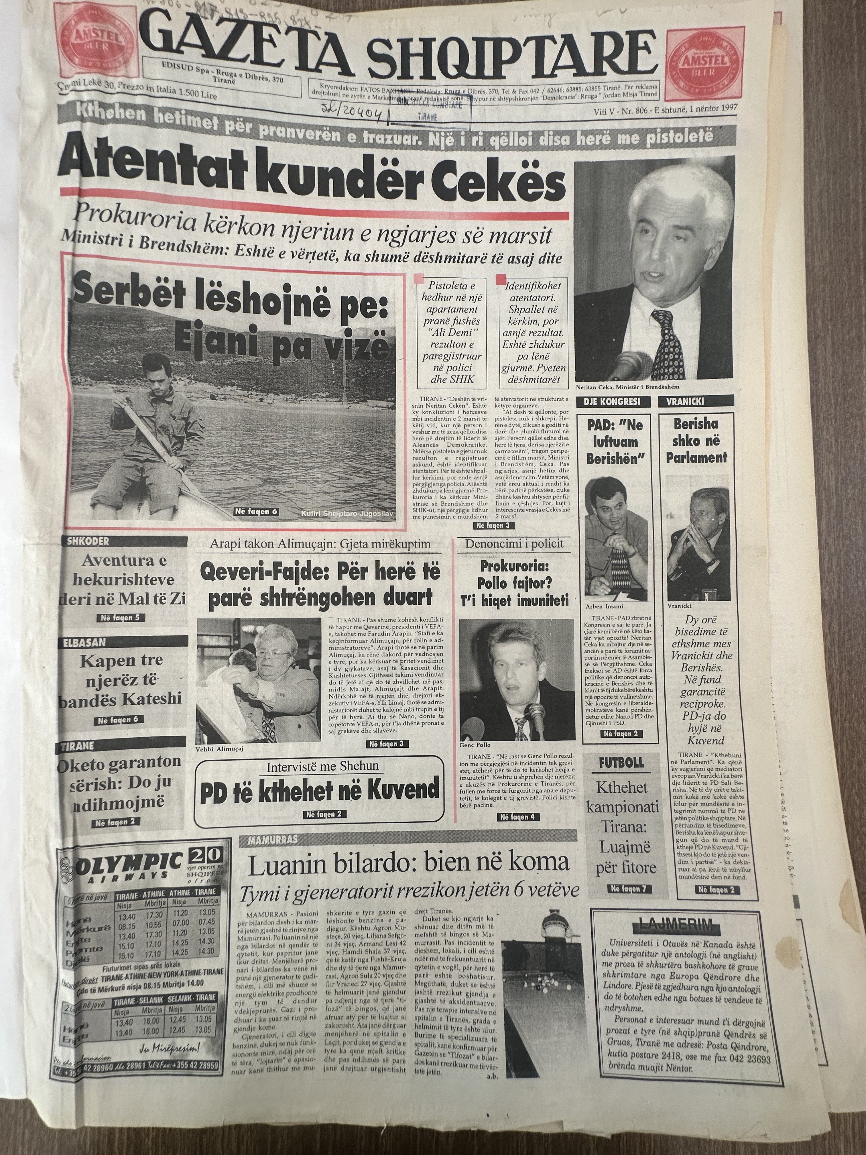 Gazeta Shqiptare 1997-03-01