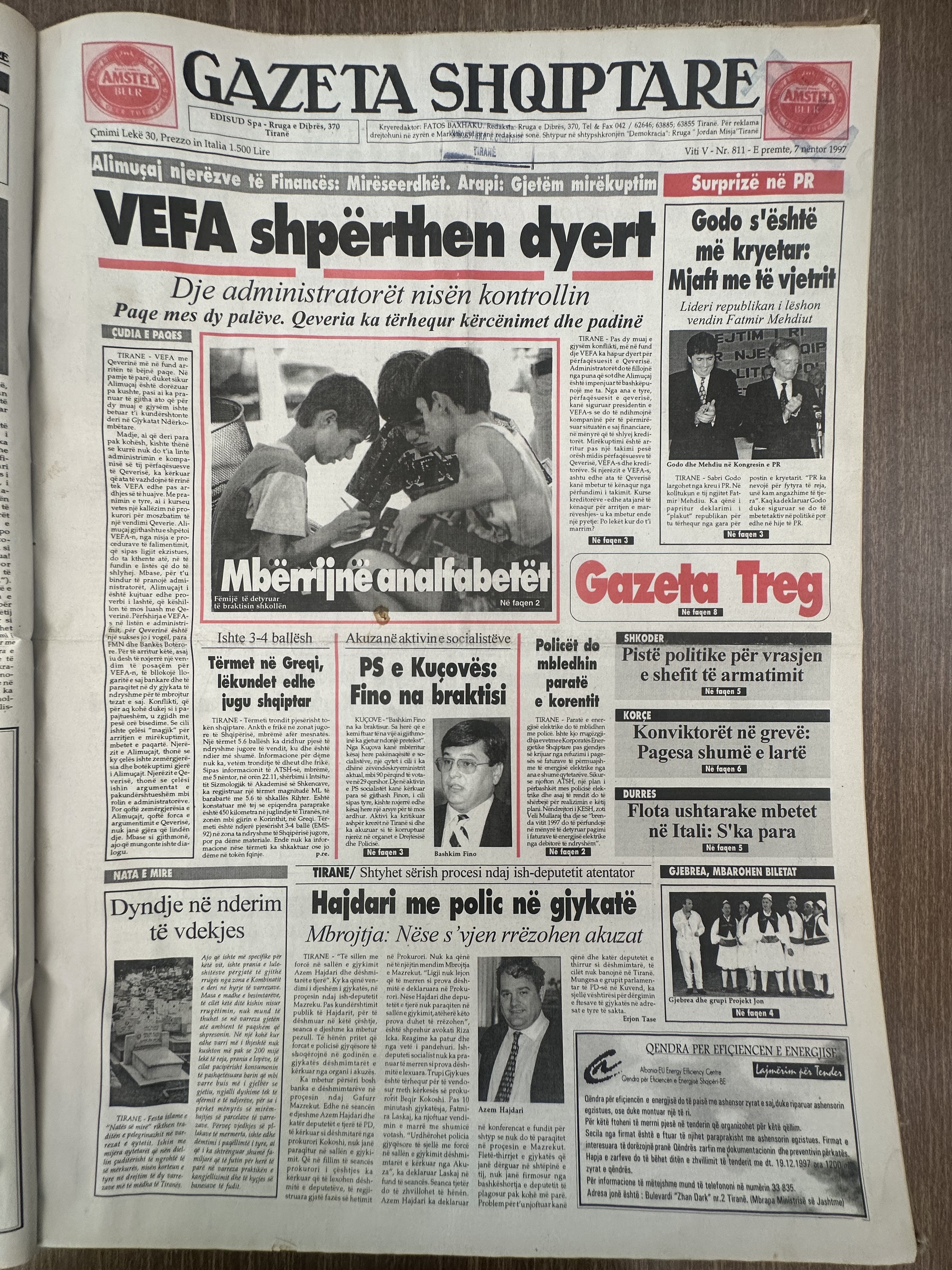 Gazeta Shqiptare 1997-11-07