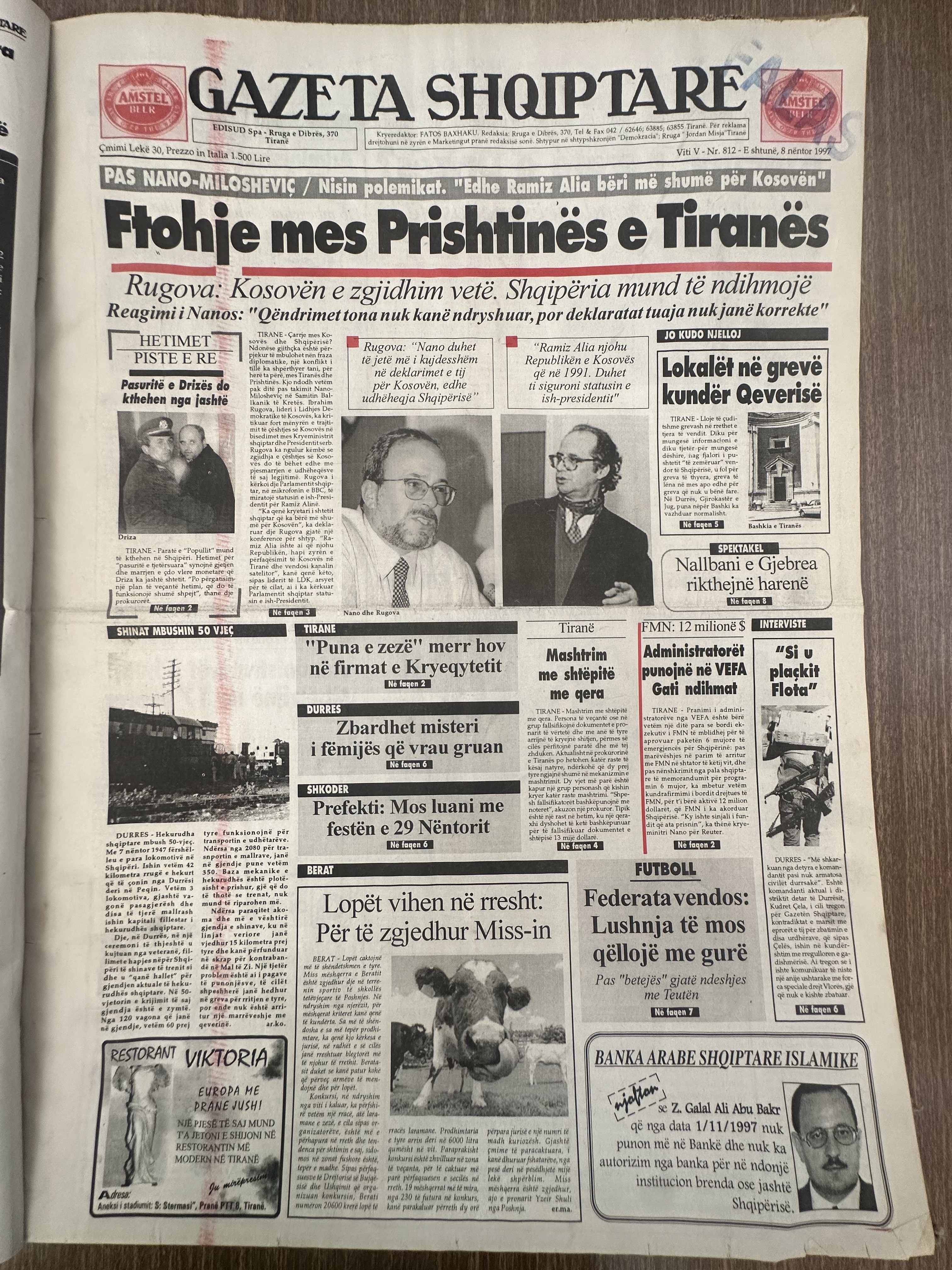 Gazeta Shqiptare 1997-09-08