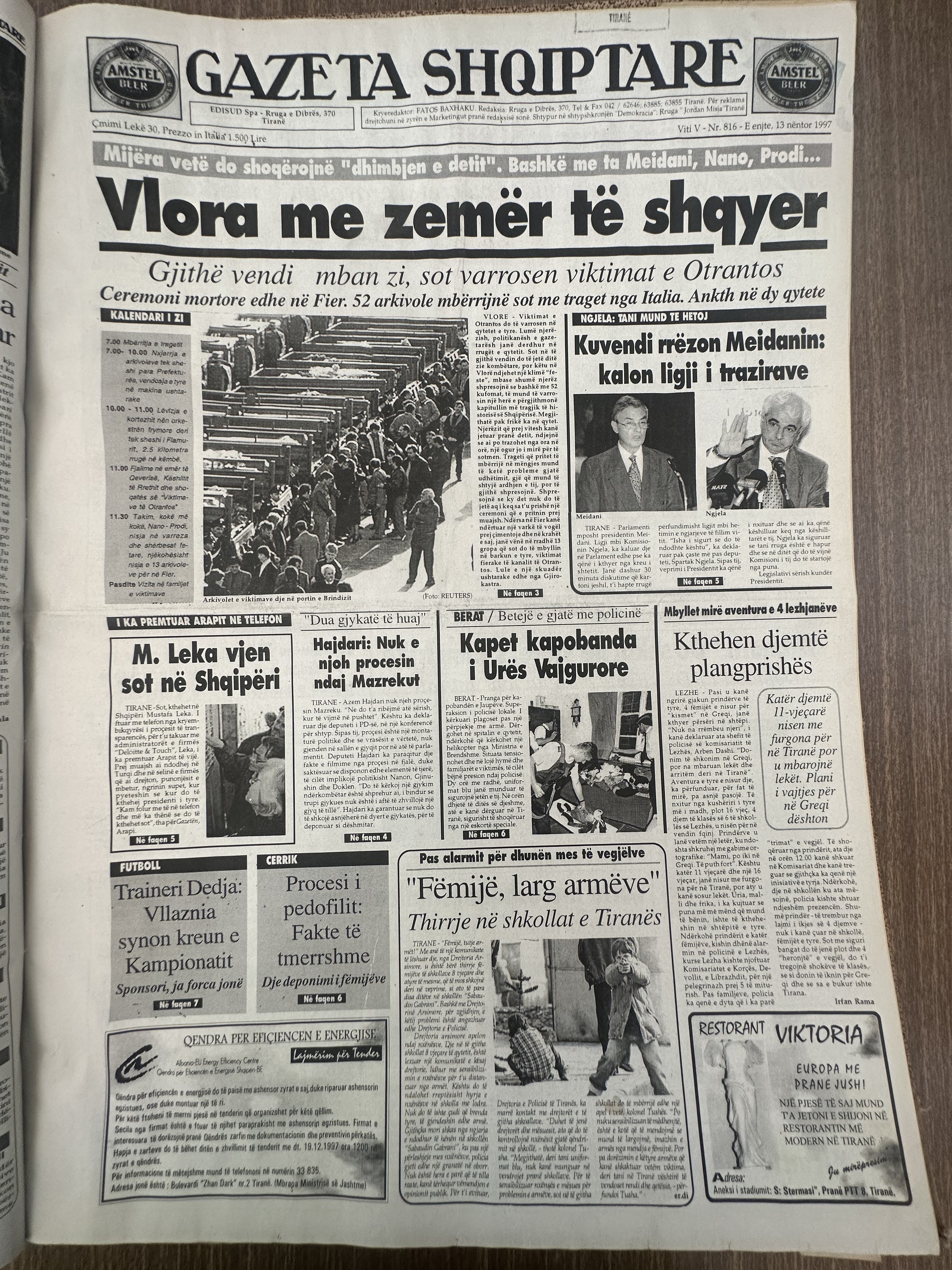 Gazeta Shqiptare 1997-01-13