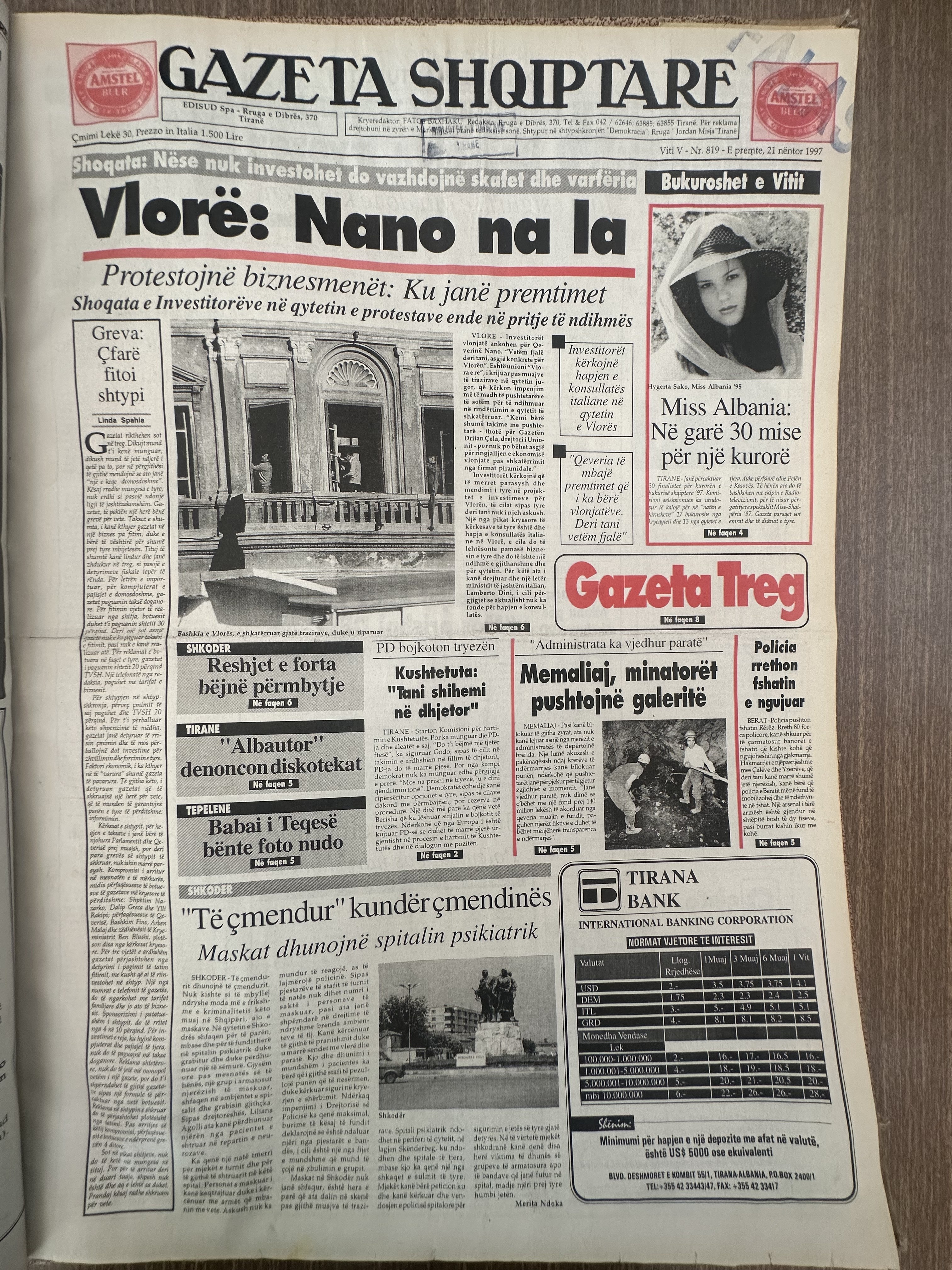 Gazeta Shqiptare 1997-11-21