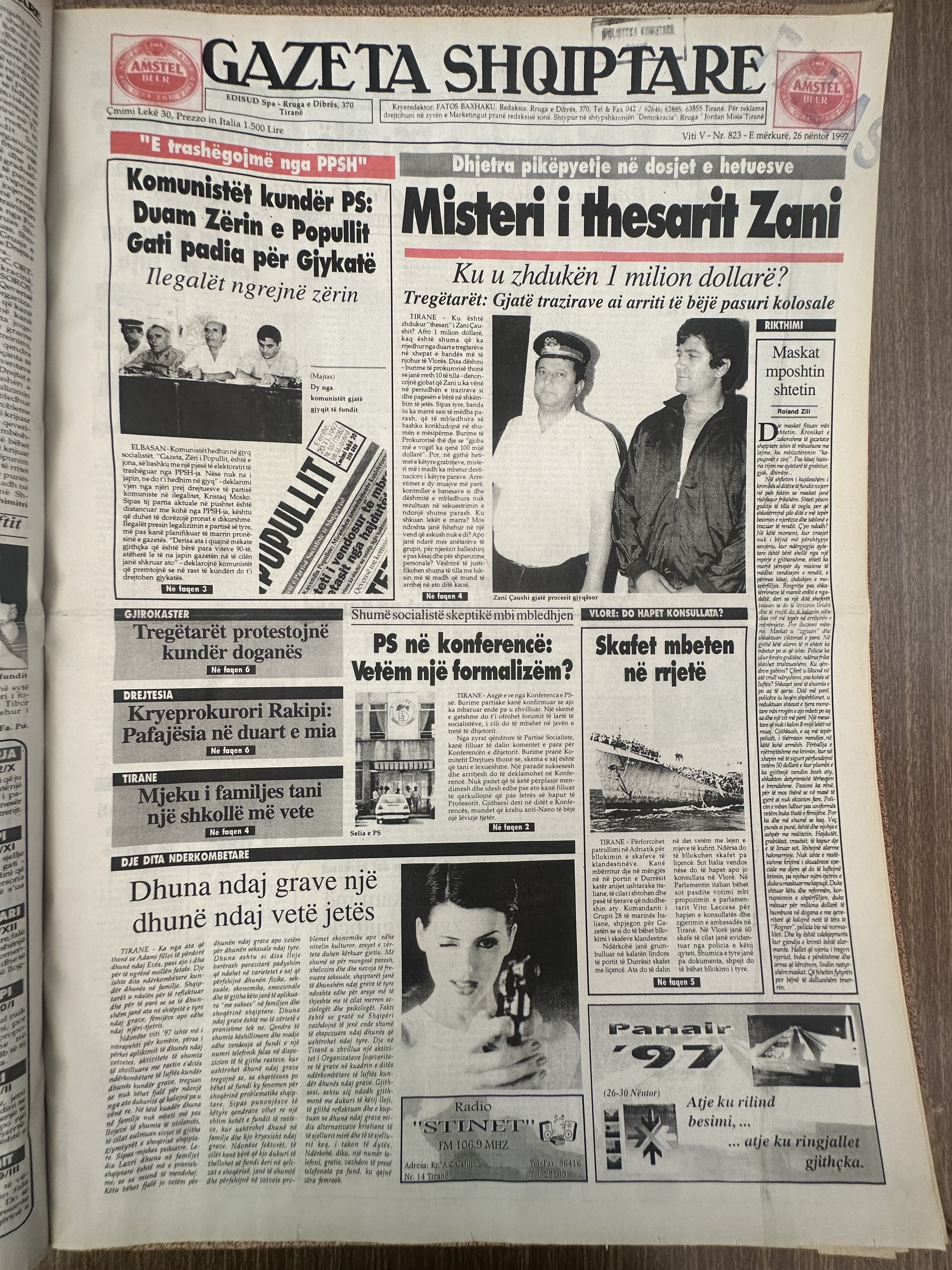 Gazeta Shqiptare 1997-11-26