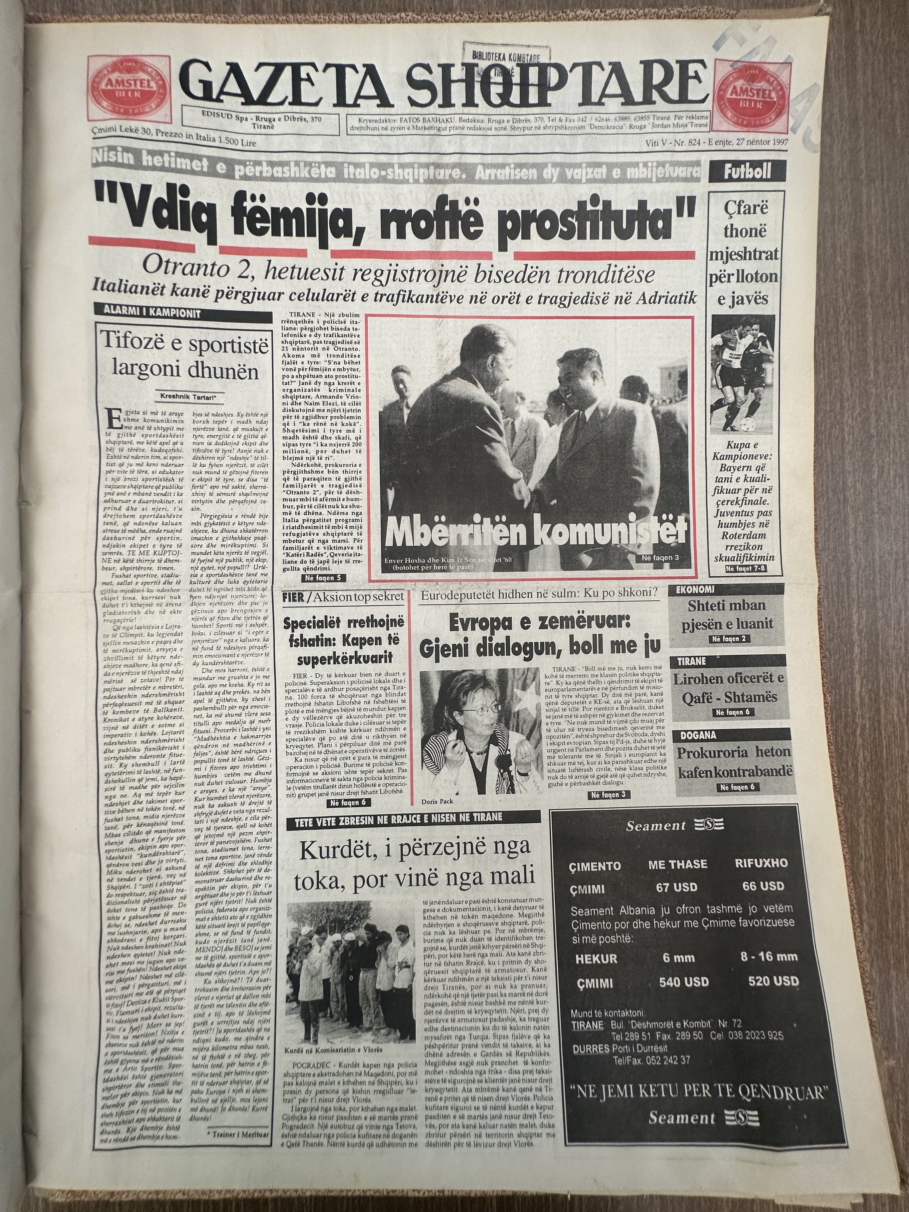 Gazeta Shqiptare 1997-11-27