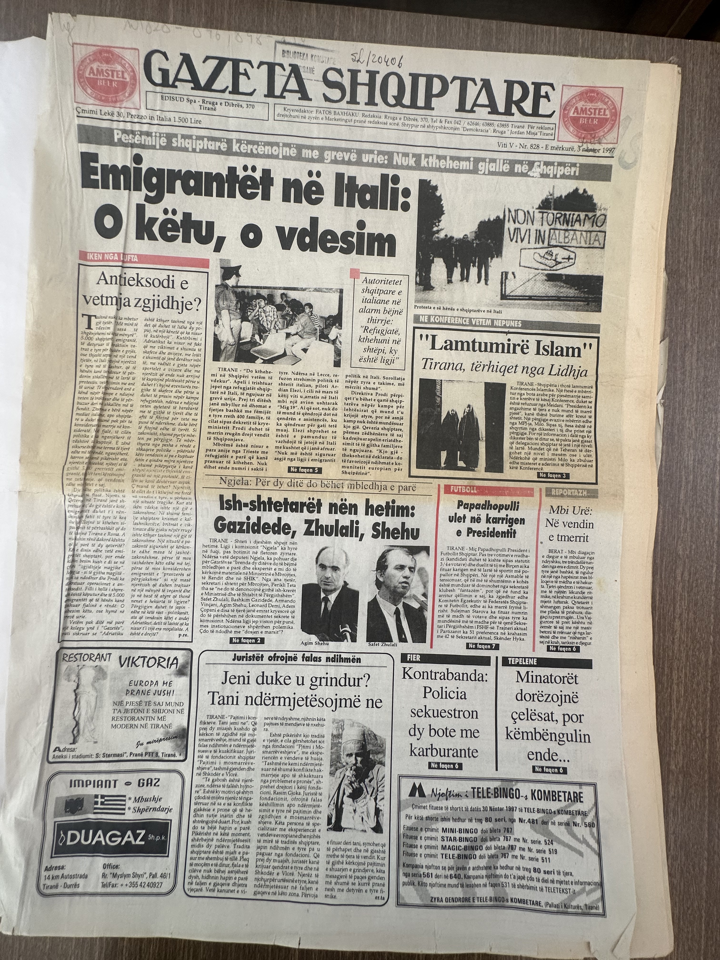 Gazeta Shqiptare 1997-02-03