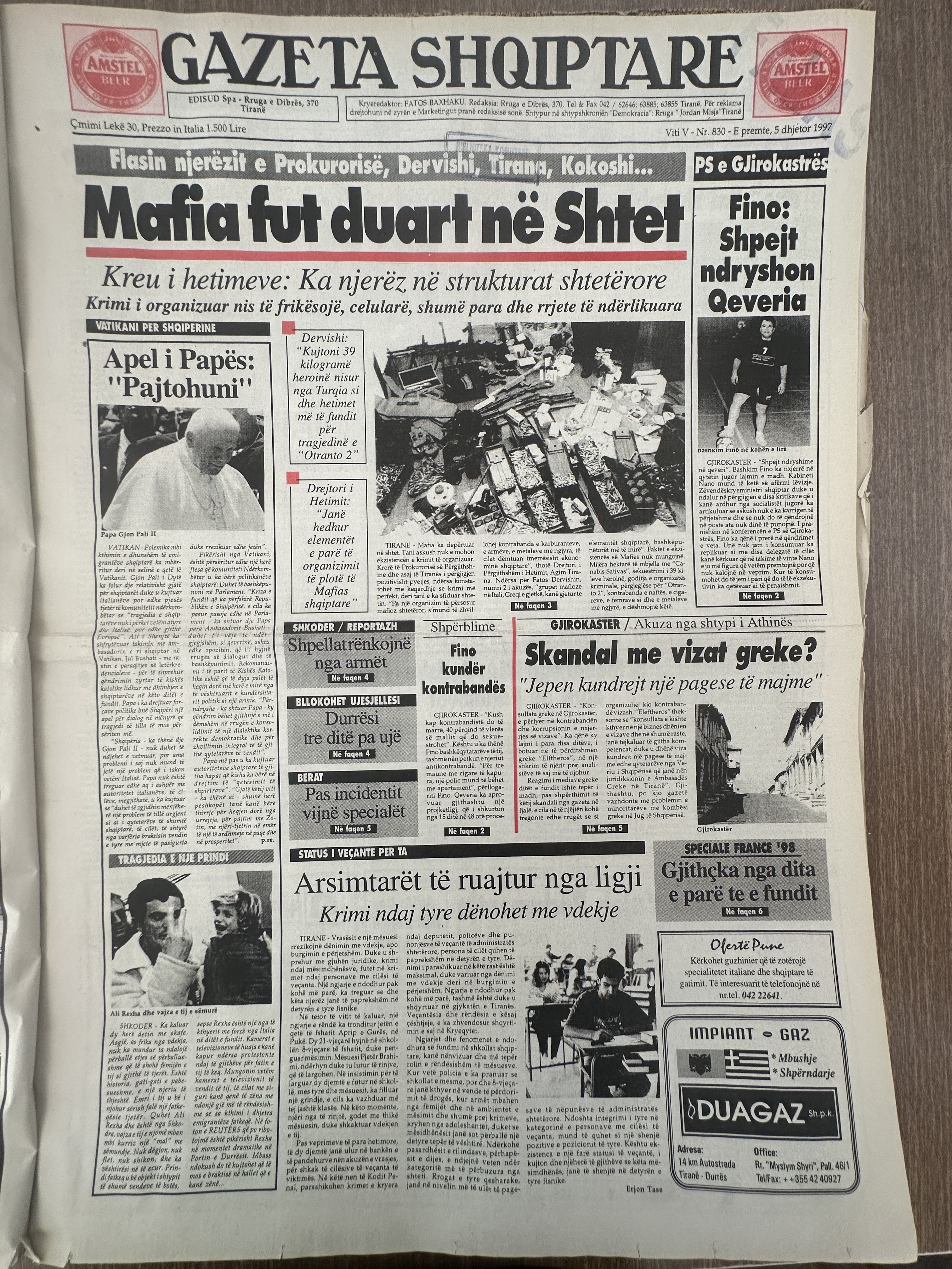 Gazeta Shqiptare 1997-12-05