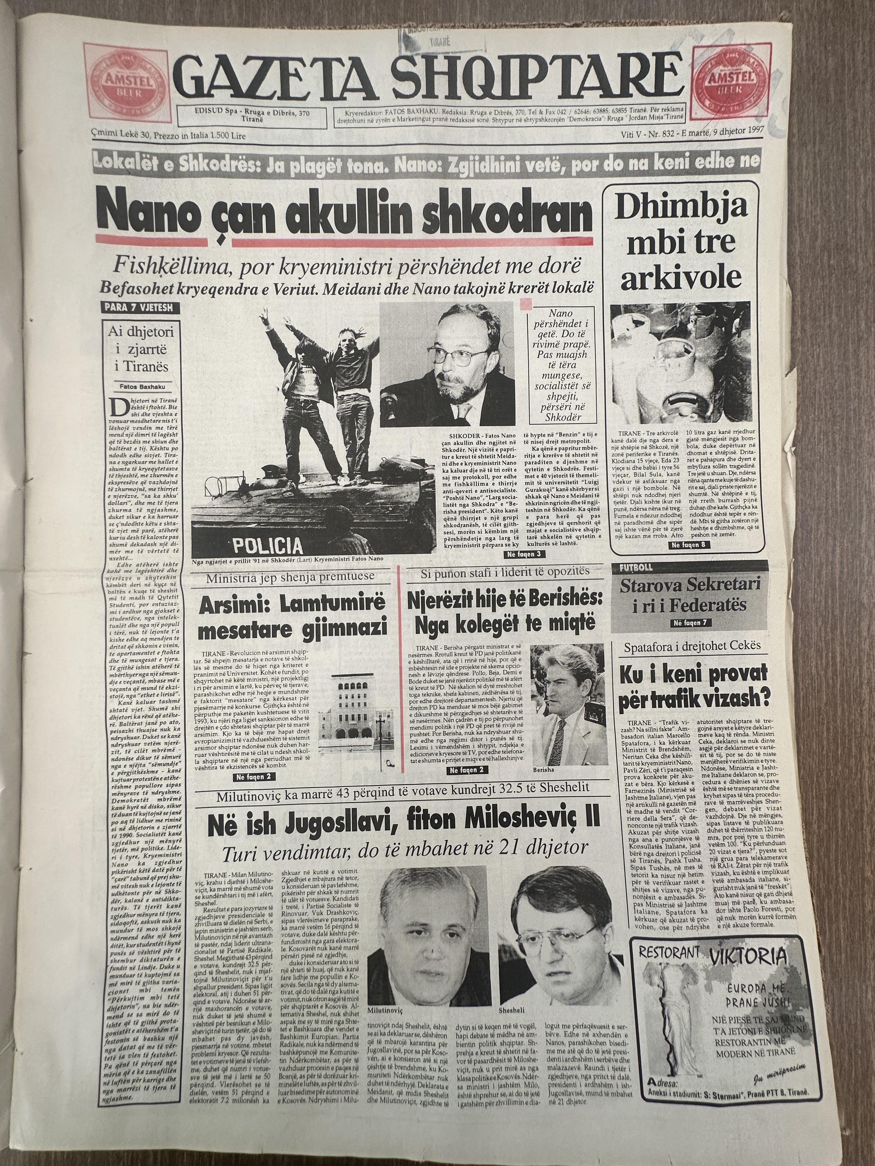 Gazeta Shqiptare 1997-12-09