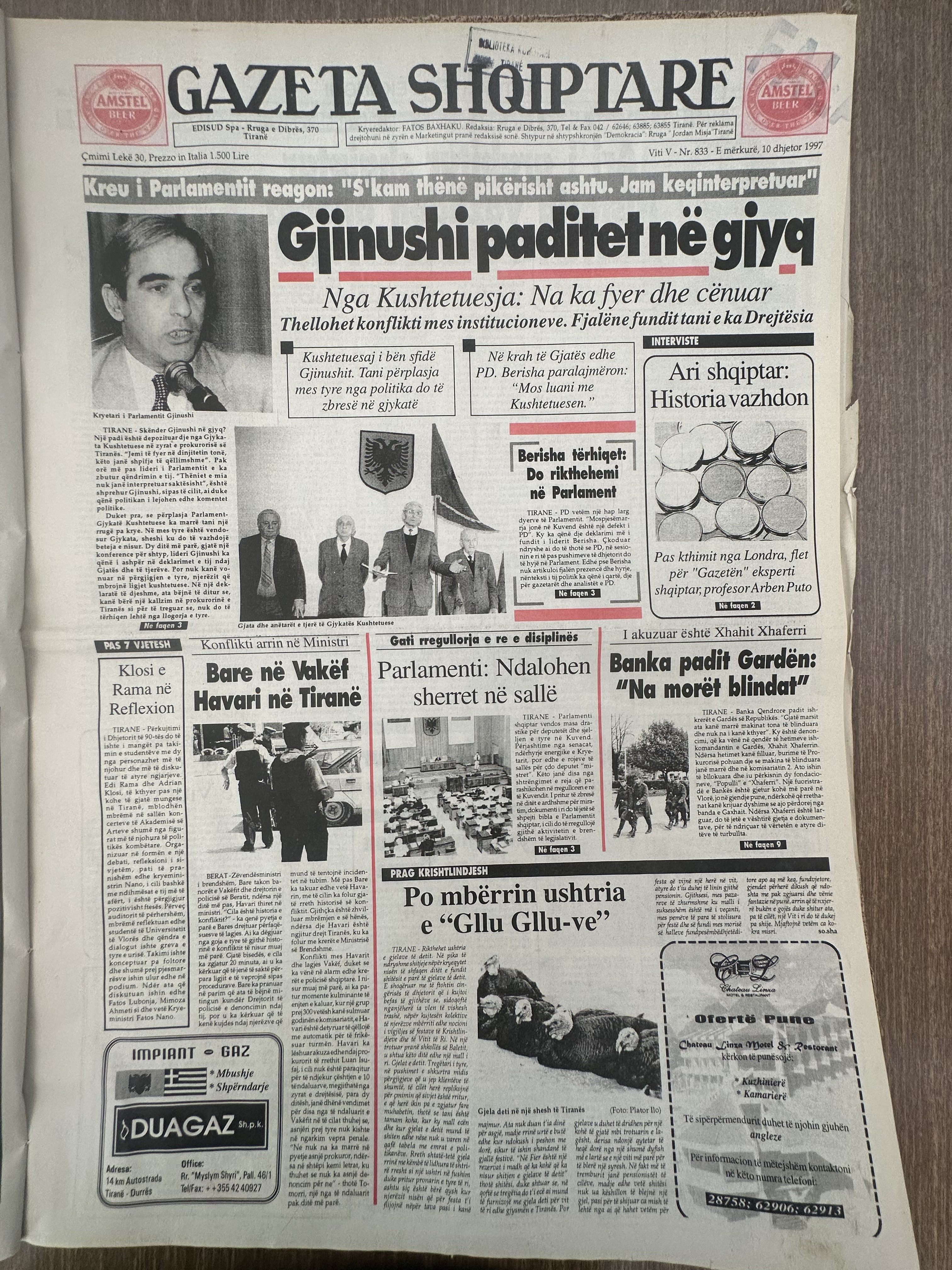 Gazeta Shqiptare 1997-09-10