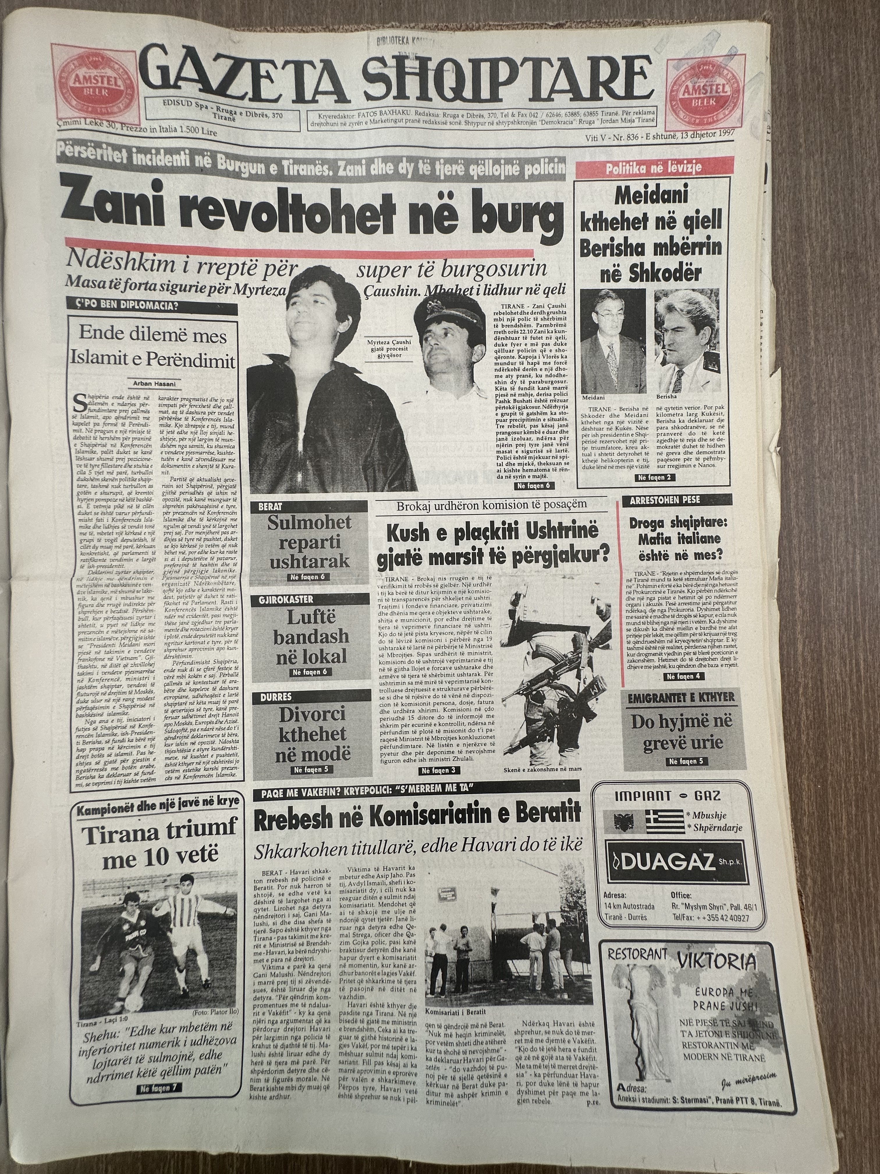 Gazeta Shqiptare 1997-09-13